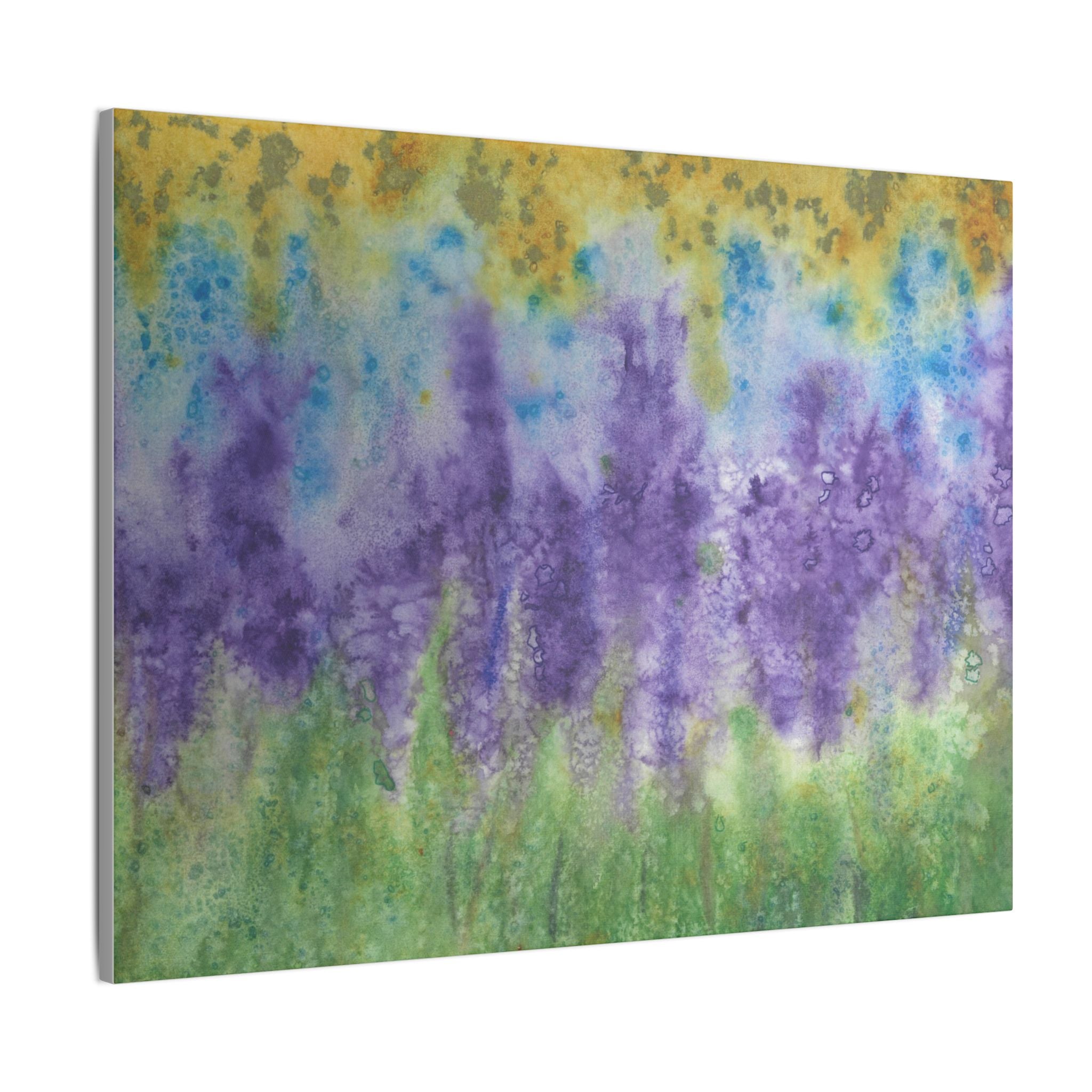 Large Colourful Wall Art, Canvas Prints, For Office, Bedroom or Living Room, or Special Gift #74 Lavender Fields