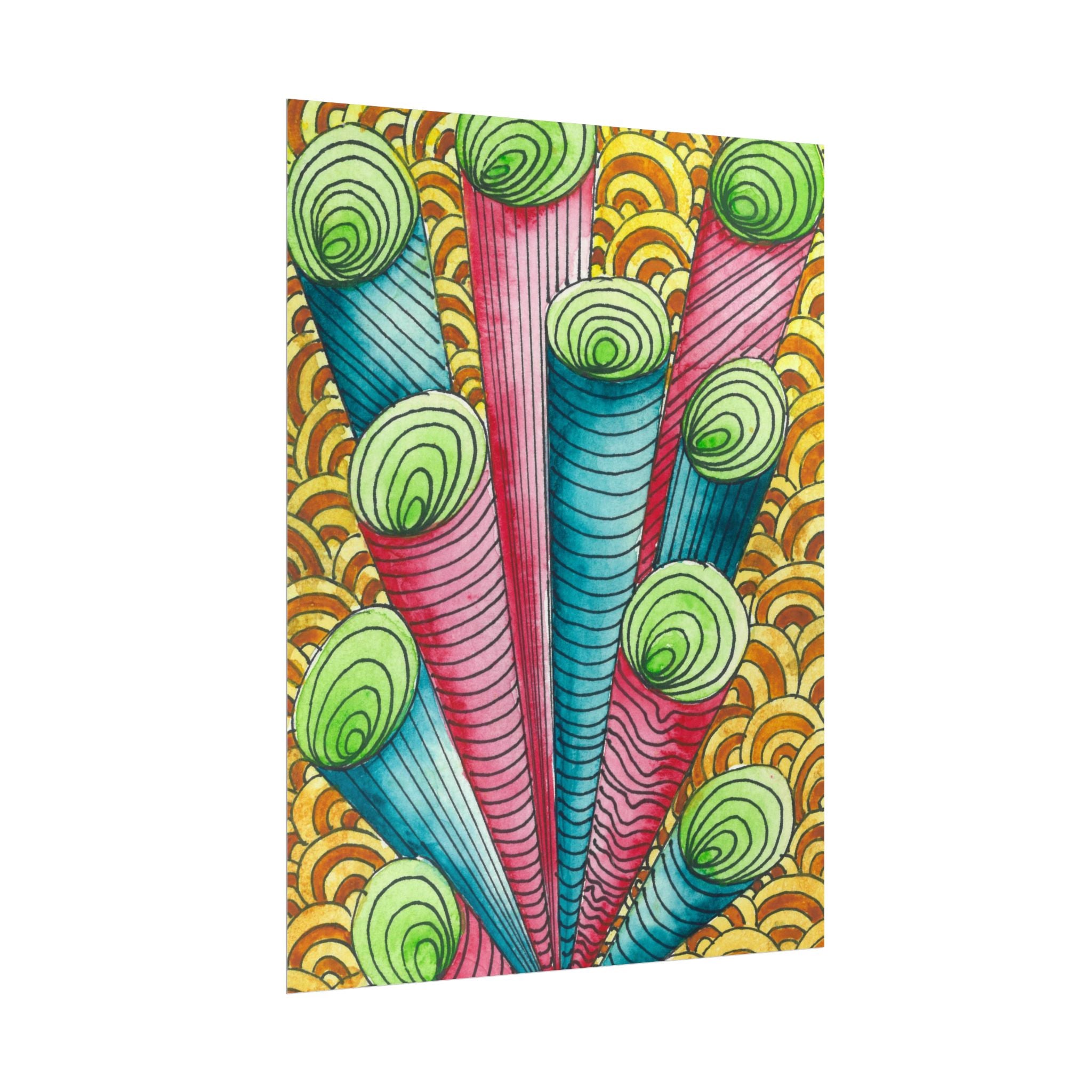 Large Colourful Wall Art, Posters & Prints, For Office, Bedroom or Living Room, or Special Gift #93 On A Mission