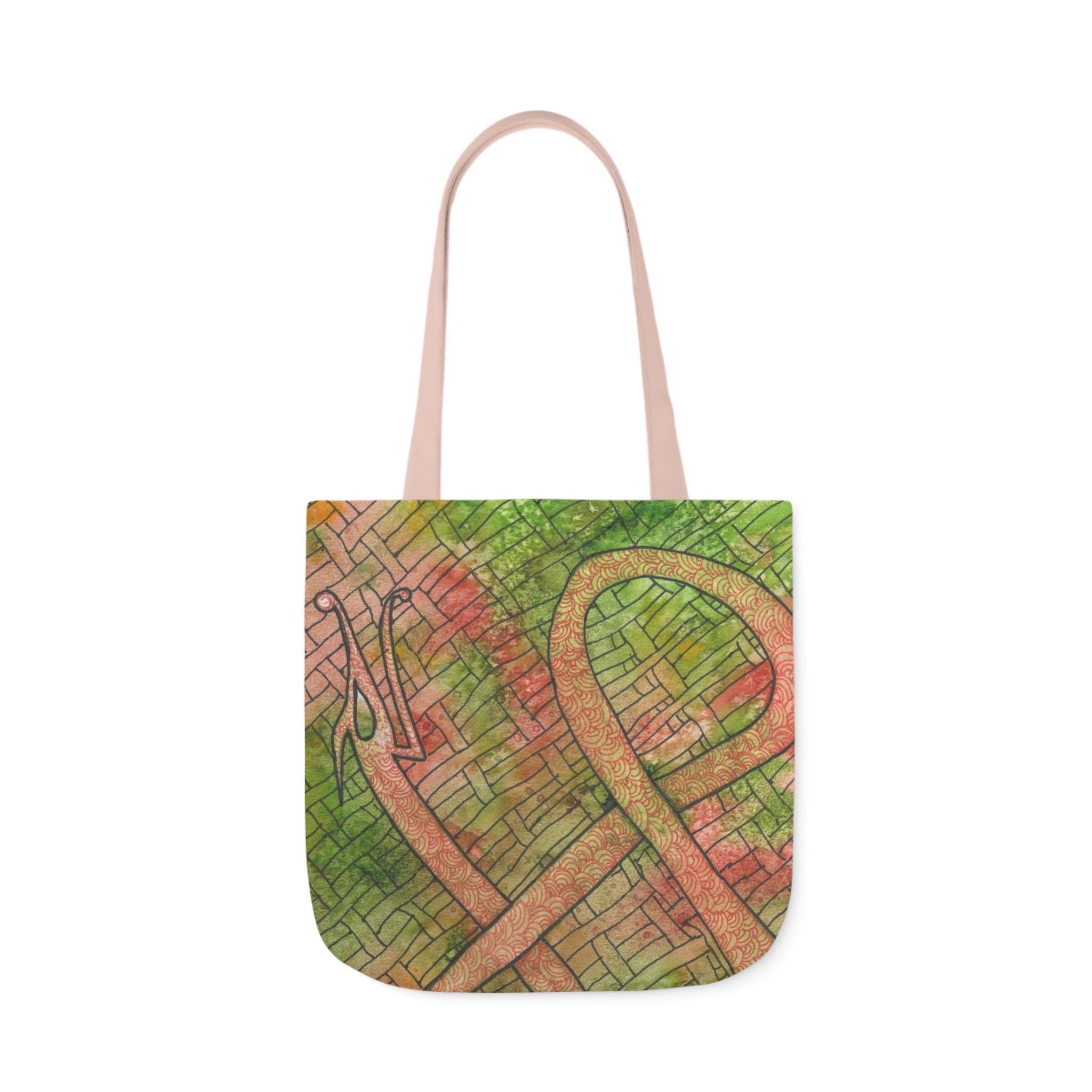 Canvas Tote Bags, Colourful Abstract Designs, 5-Color Straps, 3 Sizes.  For Family and friends or a Special Gift #57 Celtic Flavours