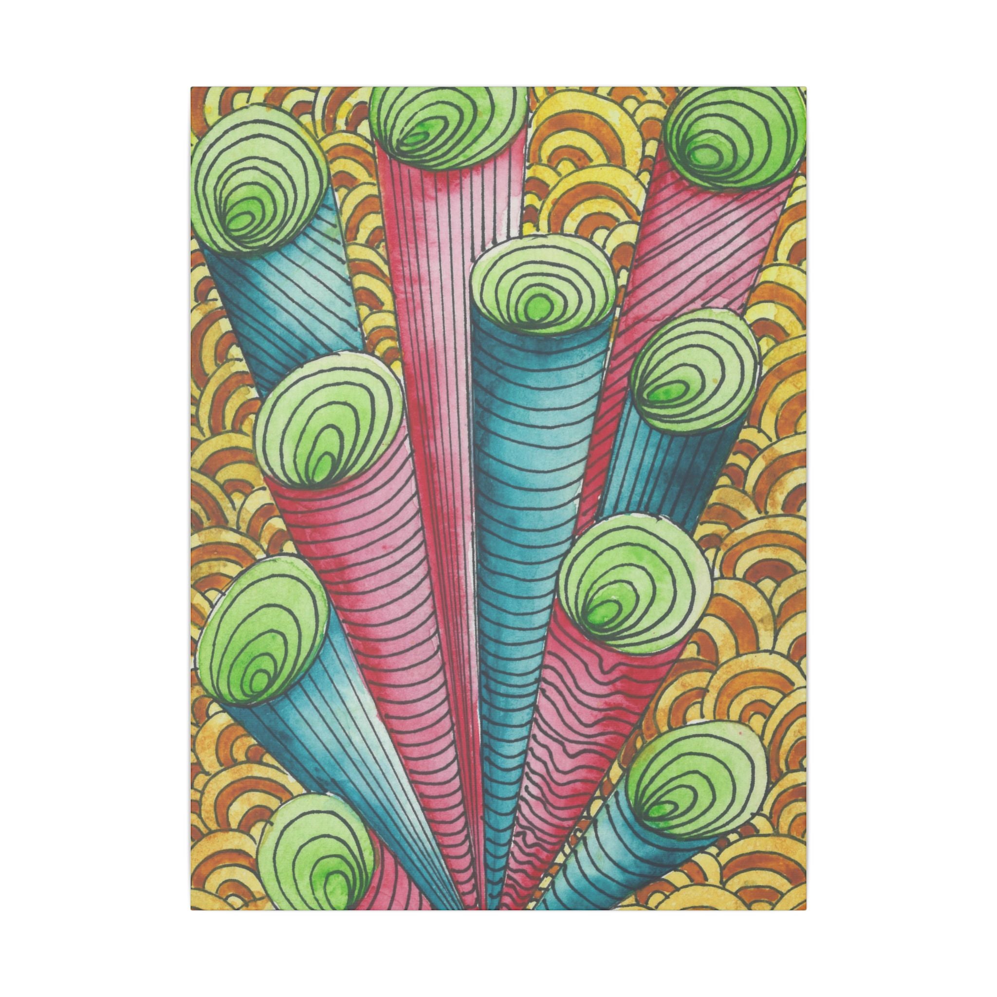 Large Colourful Wall Art, Canvas Prints, For Office, Bedroom or Living Room, or Special Gift #93 On A Mission