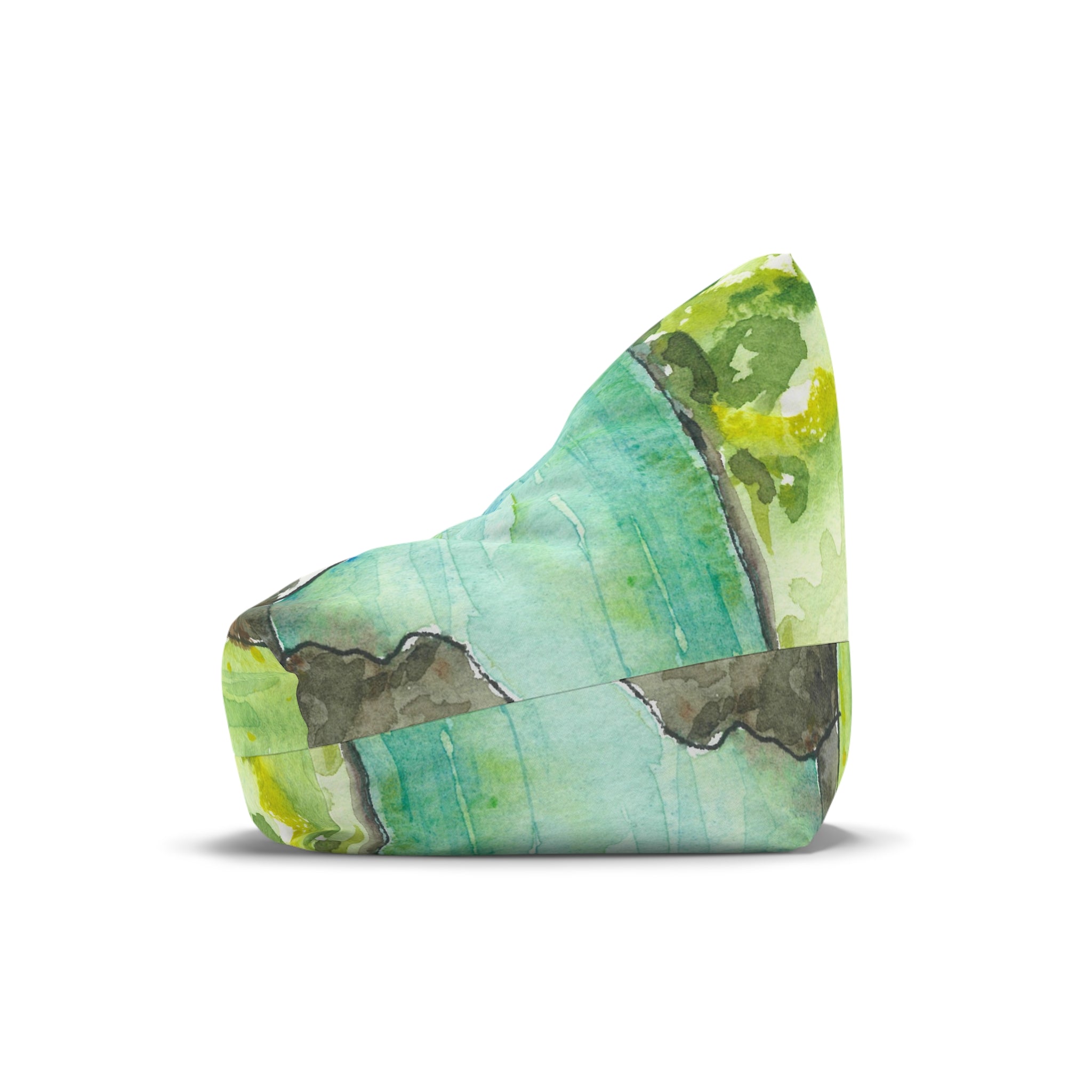 Bean Bag Chair Covers For Indoor & Outdoor - 2 Sizes - Exciting Abstract Design #88 Tara River - Serbia