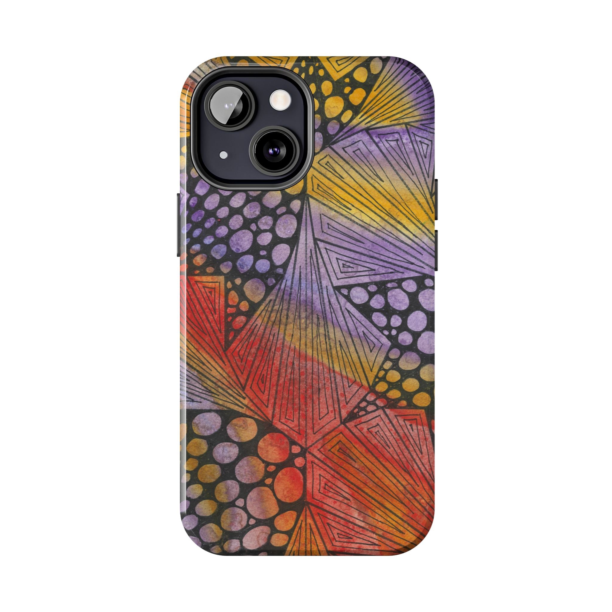 Tough Phone Case - All iPhones and Samsung Galaxys - Exciting Abstract Design #82 Fighting Delusions