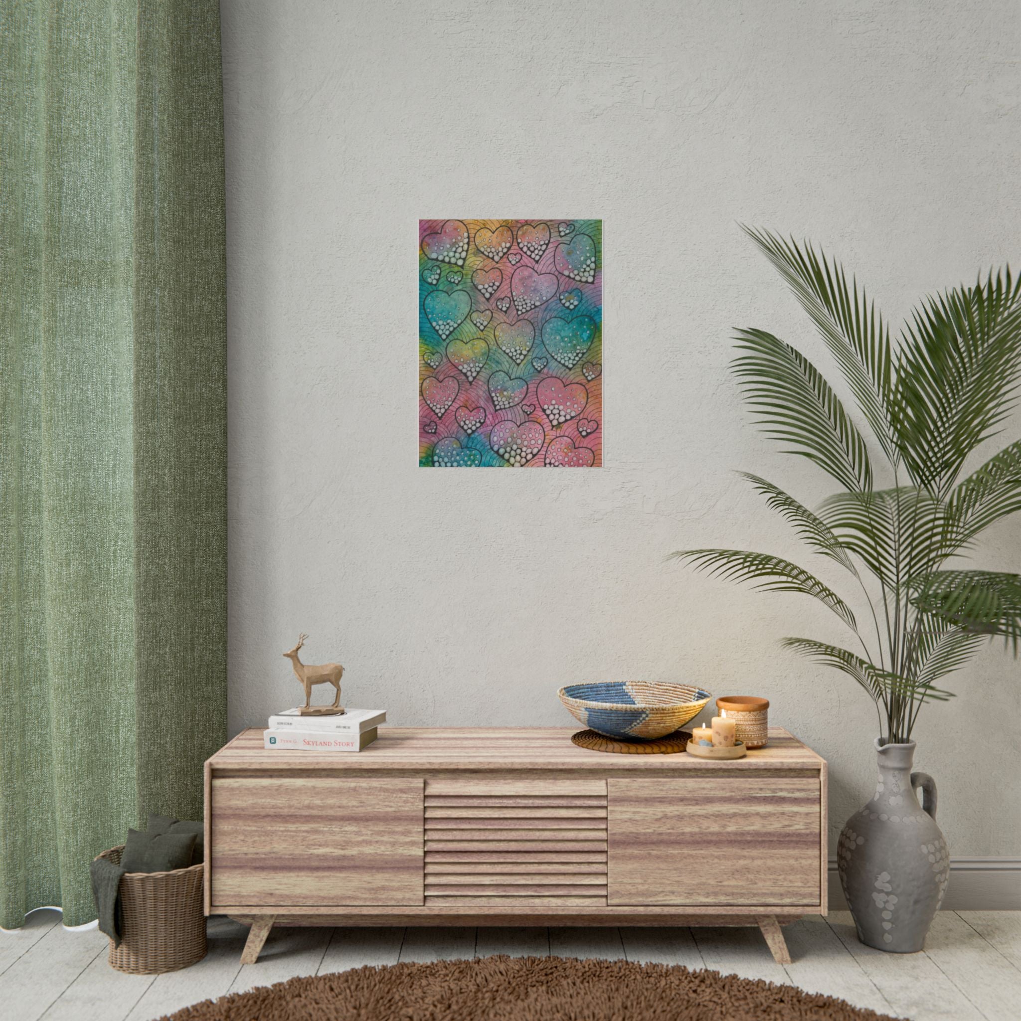 Large Colourful Wall Art, Posters & Prints, For Office, Bedroom or Living Room, or Special Gift #97 What's Love Got To Do With It?