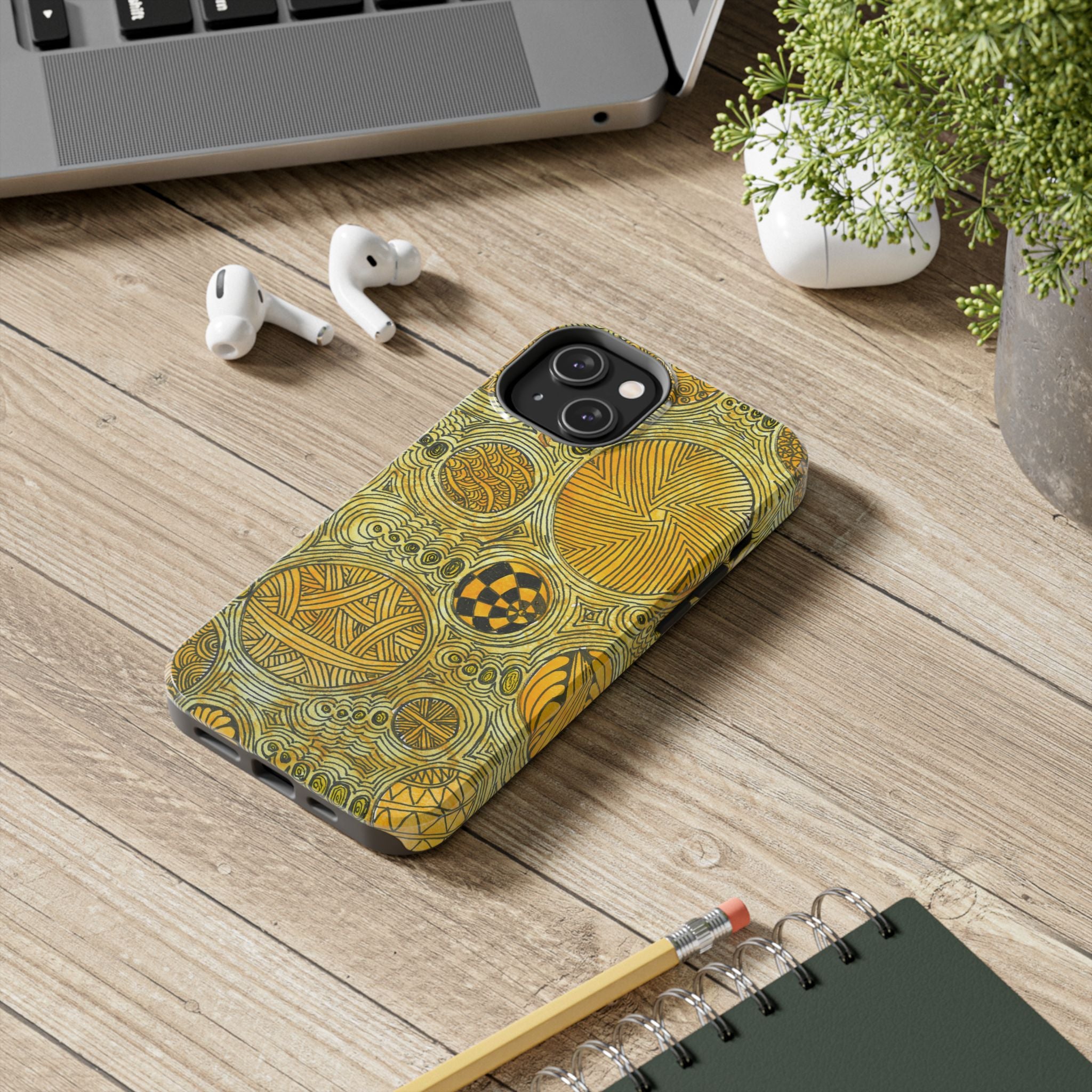 Tough Phone Case - All iPhones and Samsung Galaxys - Exciting Abstract Design #38 The Conversationalist