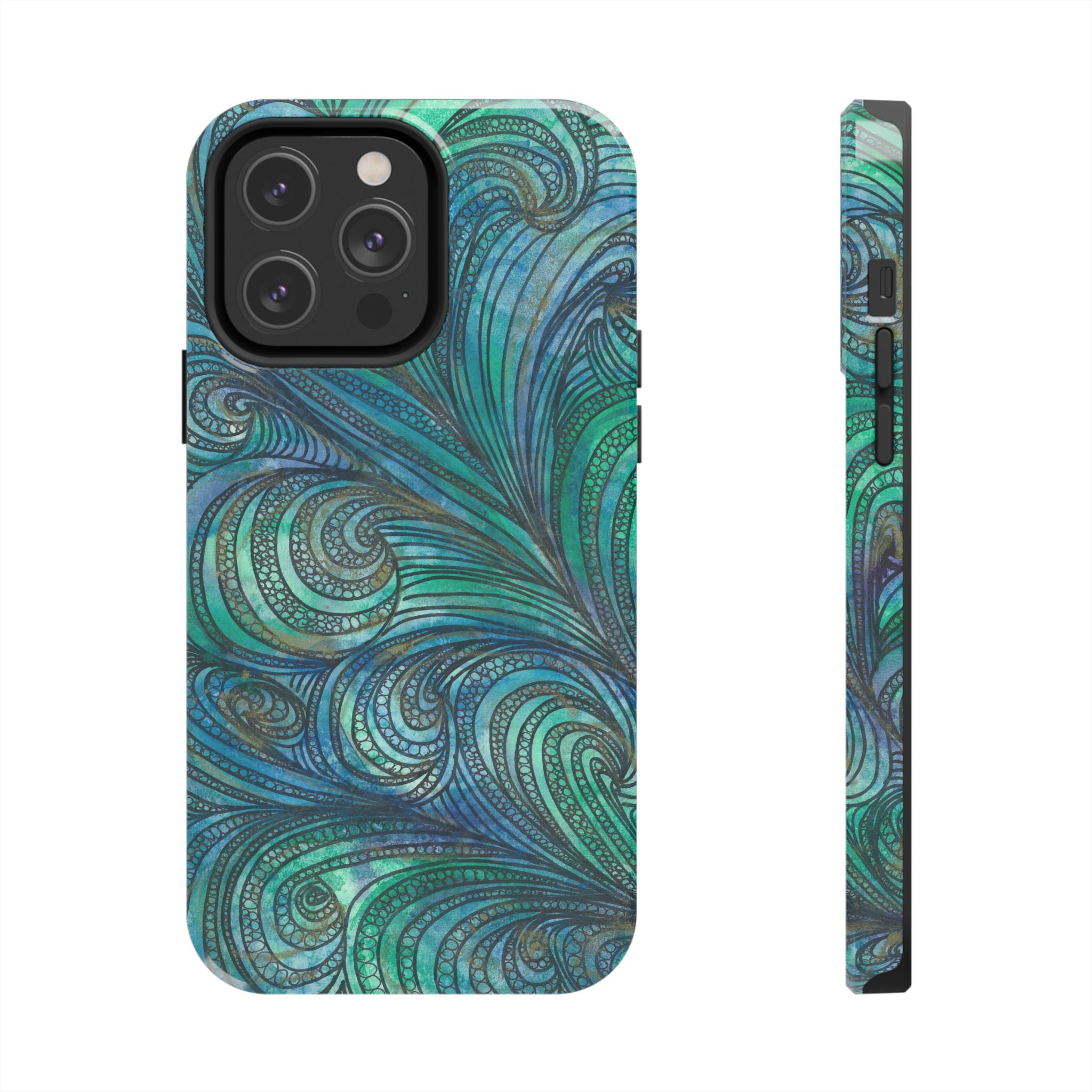 Tough Phone Case - All iPhones and Samsung Galaxys - Exciting Abstract Design #71 Call Of The Sea