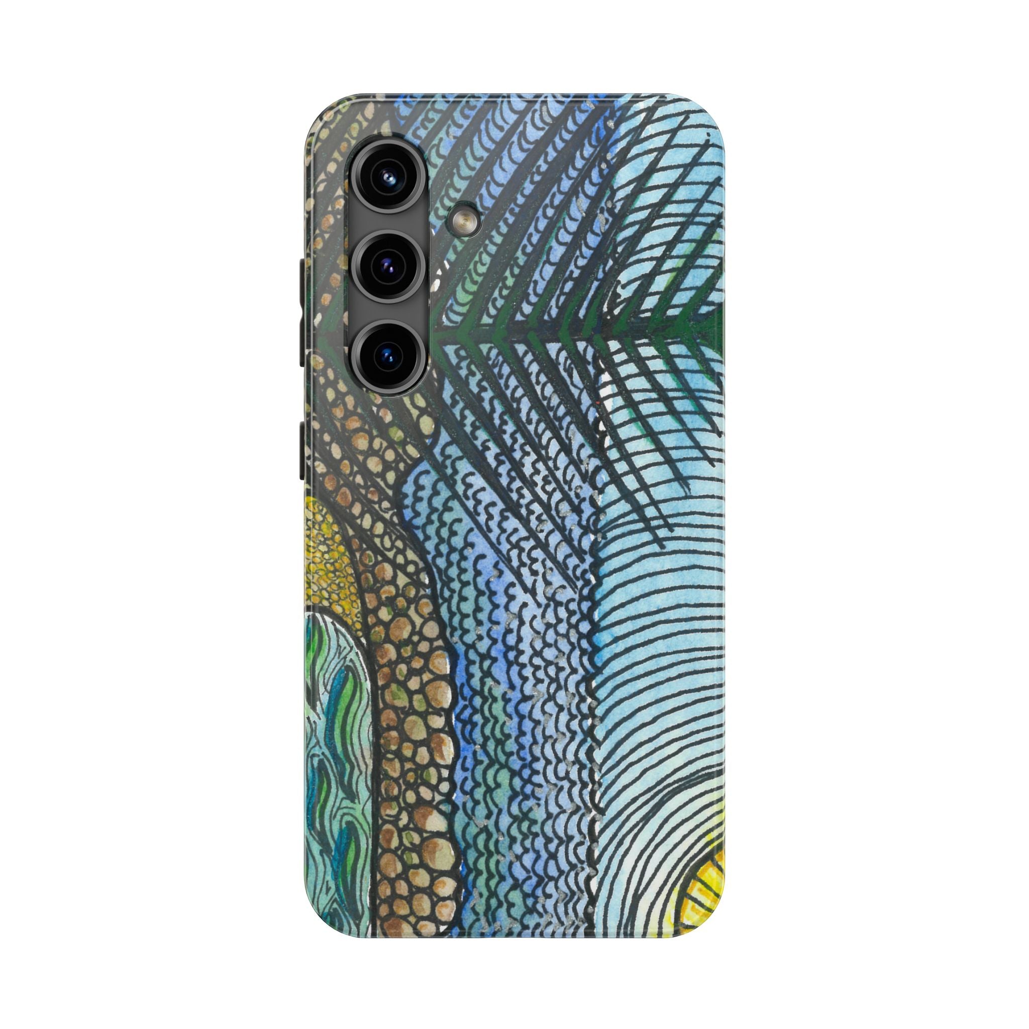 Tough Phone Case - All iPhones and Samsung Galaxys - Exciting Abstract Design #47 Cottesloe