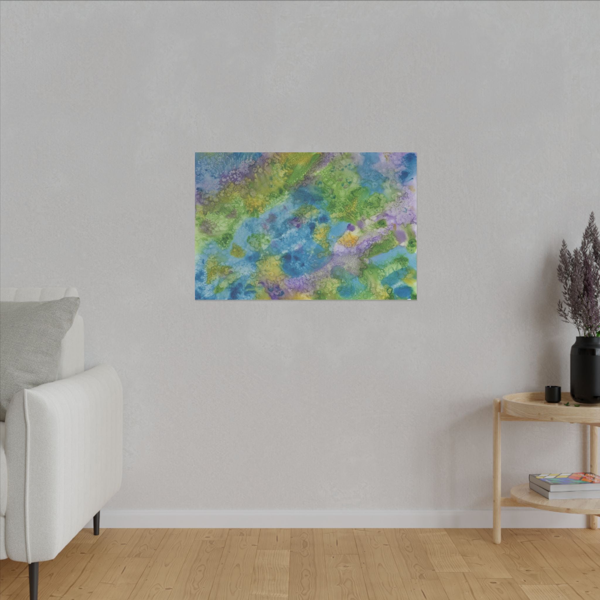 Large Colourful Wall Art, Canvas Prints, For Office, Bedroom or Living Room, or Special Gift #60 Happy Holidays