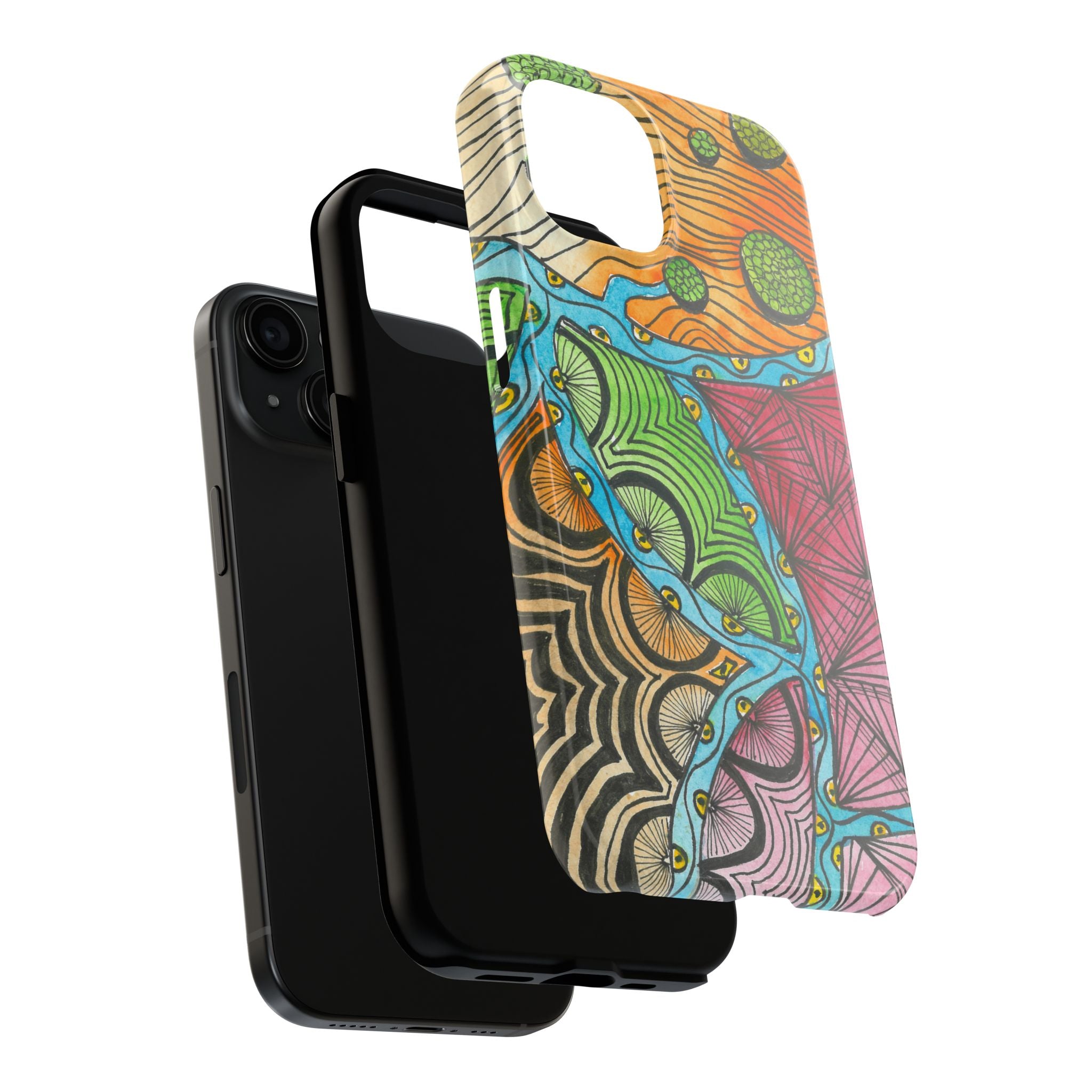 Tough Phone Case - All iPhones and Samsung Galaxys - Exciting Abstract Design #11 Today's The Day