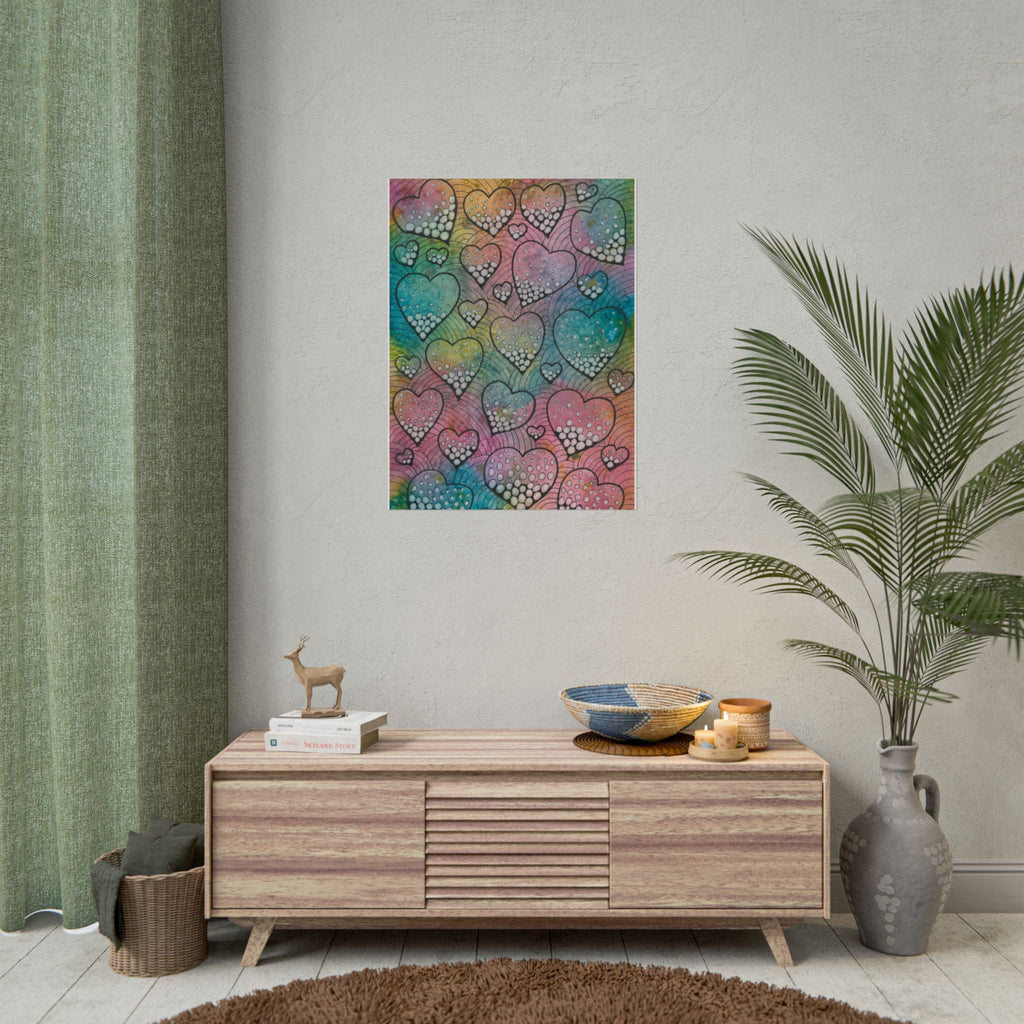 Large Colourful Wall Art, Posters & Prints, For Office, Bedroom or Living Room, or Special Gift #97 What's Love Got To Do With It?