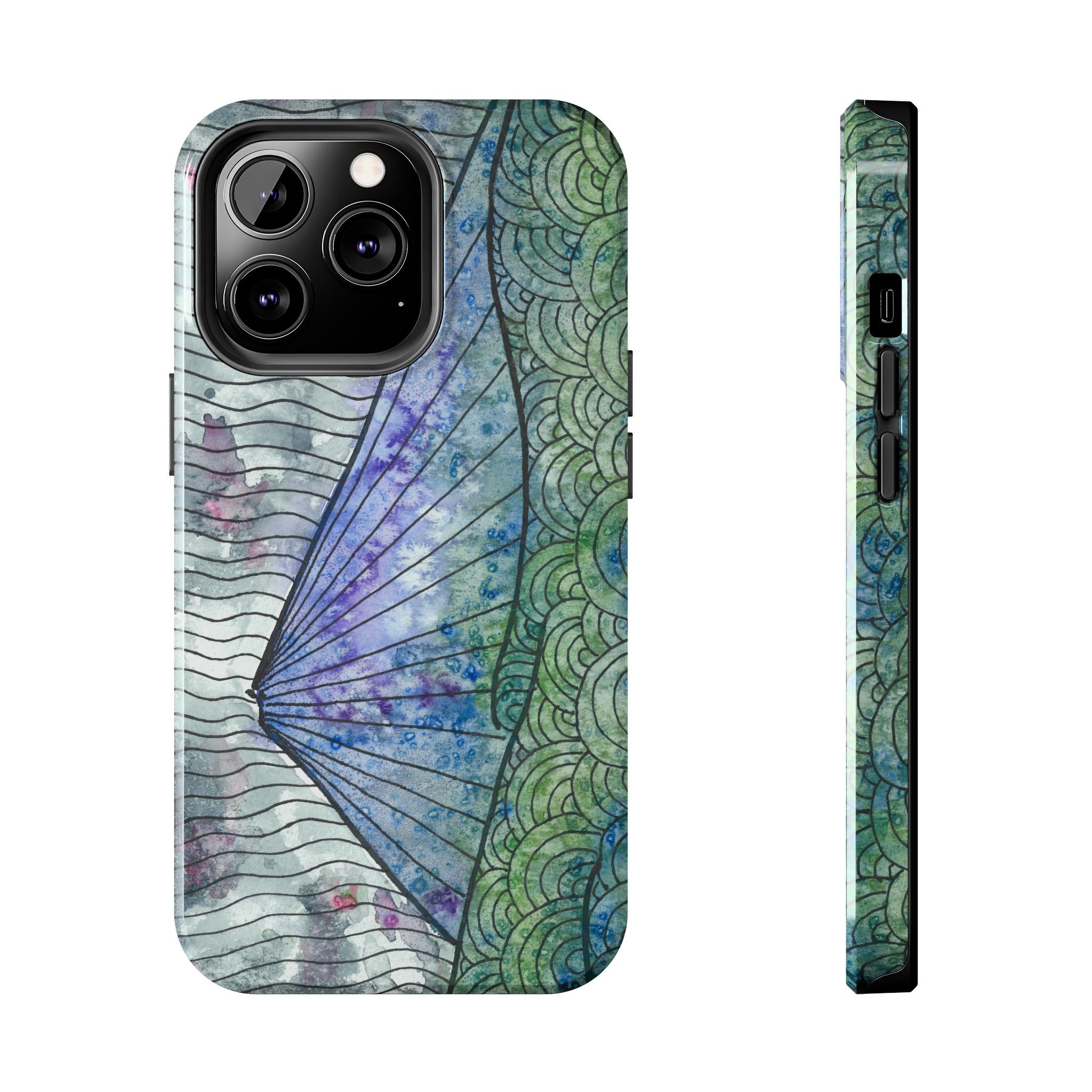 Tough Phone Case - All iPhones and Samsung Galaxys - Exciting Abstract Design #90 Rtanj Pyramid - Serbia