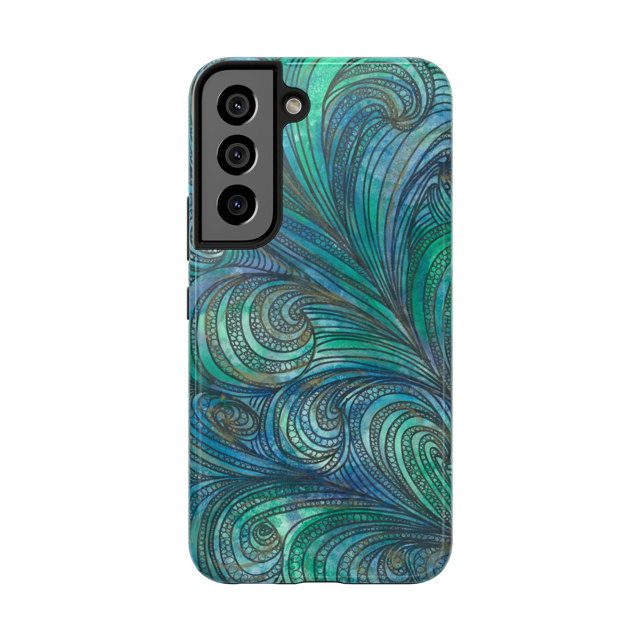 Tough Phone Case - All iPhones and Samsung Galaxys - Exciting Abstract Design #71 Call Of The Sea