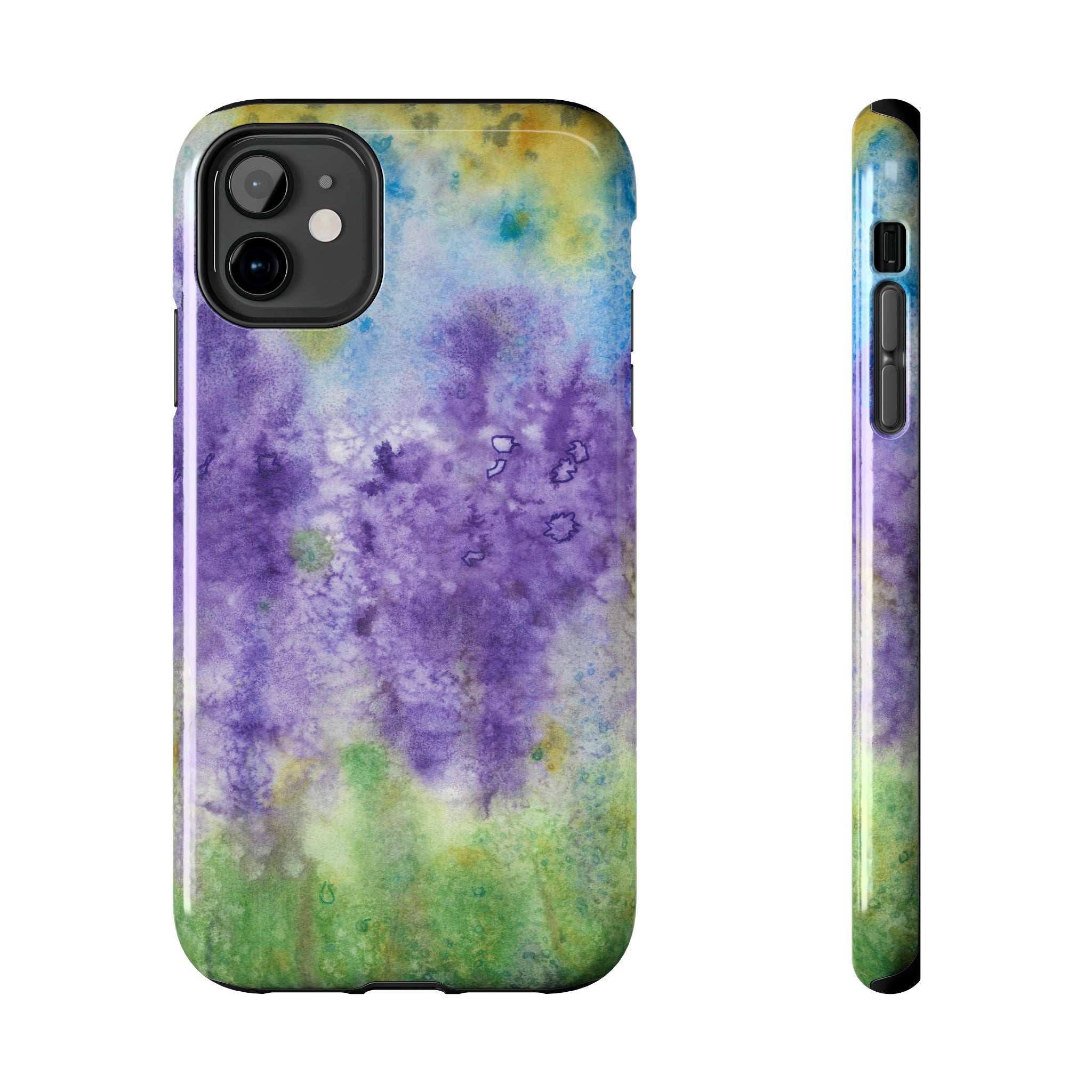 Tough Phone Case - All iPhones and Samsung Galaxys - Exciting Abstract Design #74 Lavender Fields