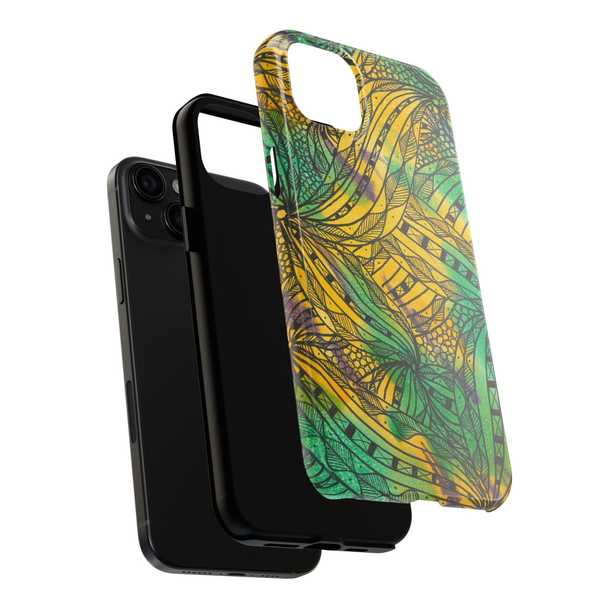 Tough Phone Case - All iPhones and Samsung Galaxys - Exciting Abstract Design #37 Shubbery!