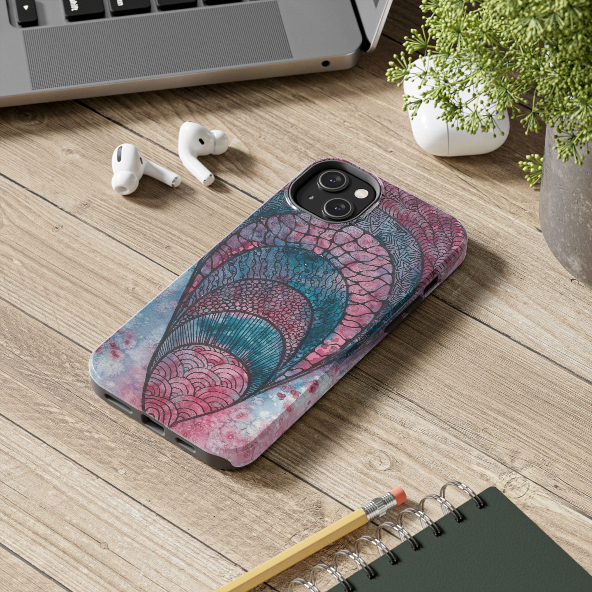 Tough Phone Case - All iPhones and Samsung Galaxys - Exciting Abstract Design #92 The Goddess Lives