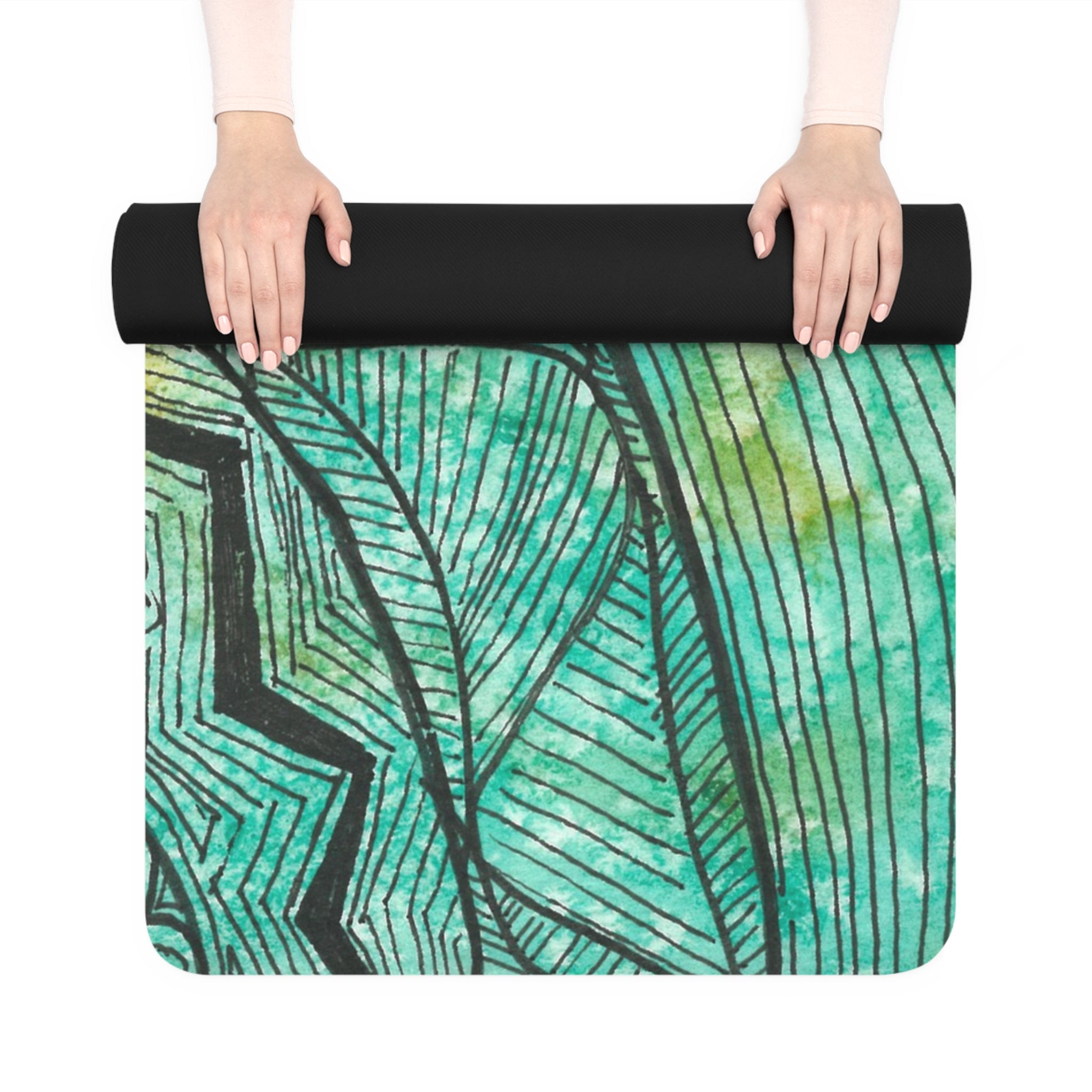 Yoga Mats and Gym Mats. Colourful Abstract Designs. Perfect for Home, Yoga or Gym Class, or a Special Gift #27 Come What May