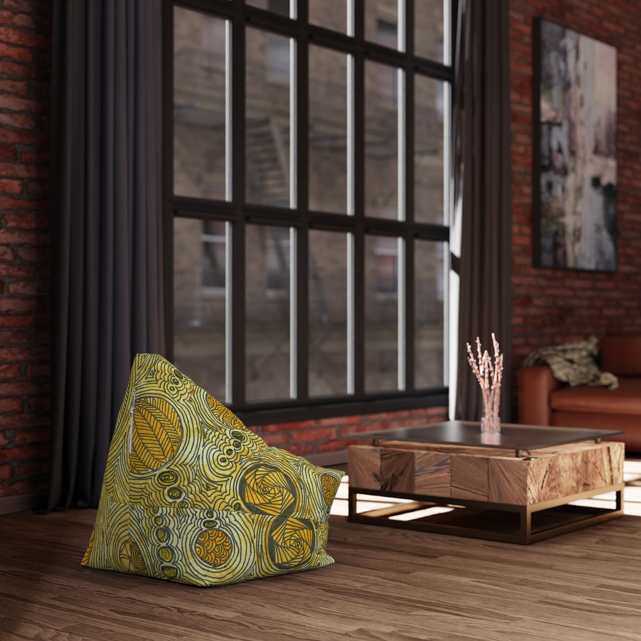 Bean Bag Chair Covers For Indoor & Outdoor - 2 Sizes - Exciting Abstract Design #38 The Conversationalist