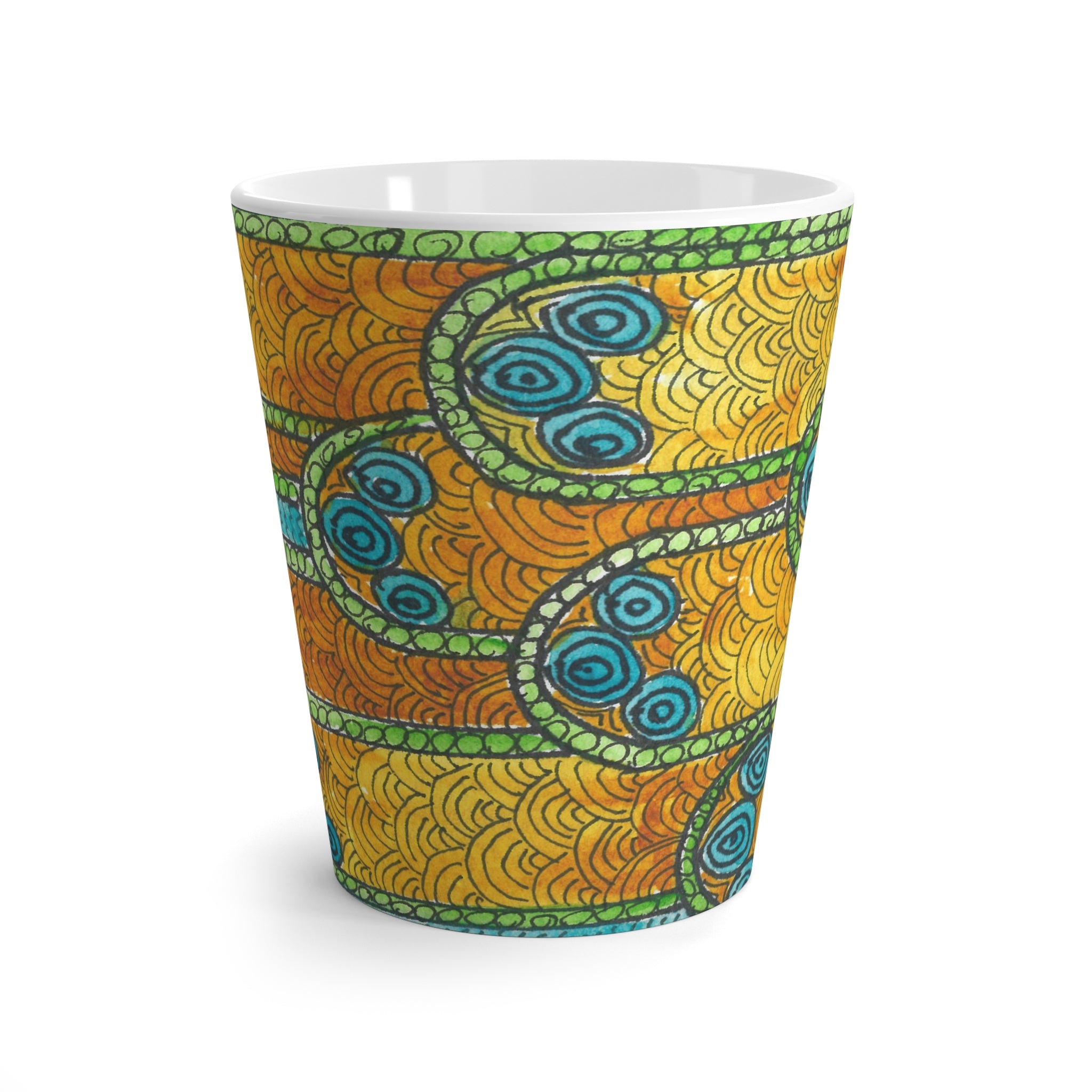 Coffee Mugs and Cups. Colourful Abstract Designs. Perfect for Home, Office or Special Gift #87 Belgrade Impressions