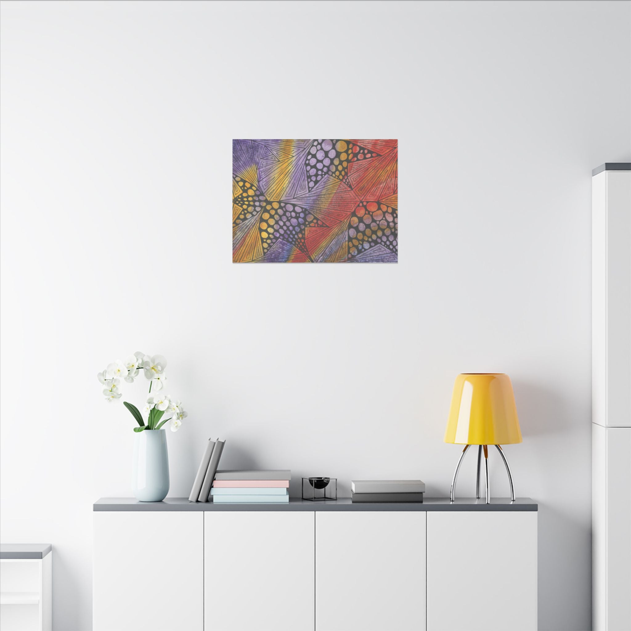 Large Colourful Wall Art, Canvas Prints, For Office, Bedroom or Living Room, or Special Gift #82 Fighting Delusions