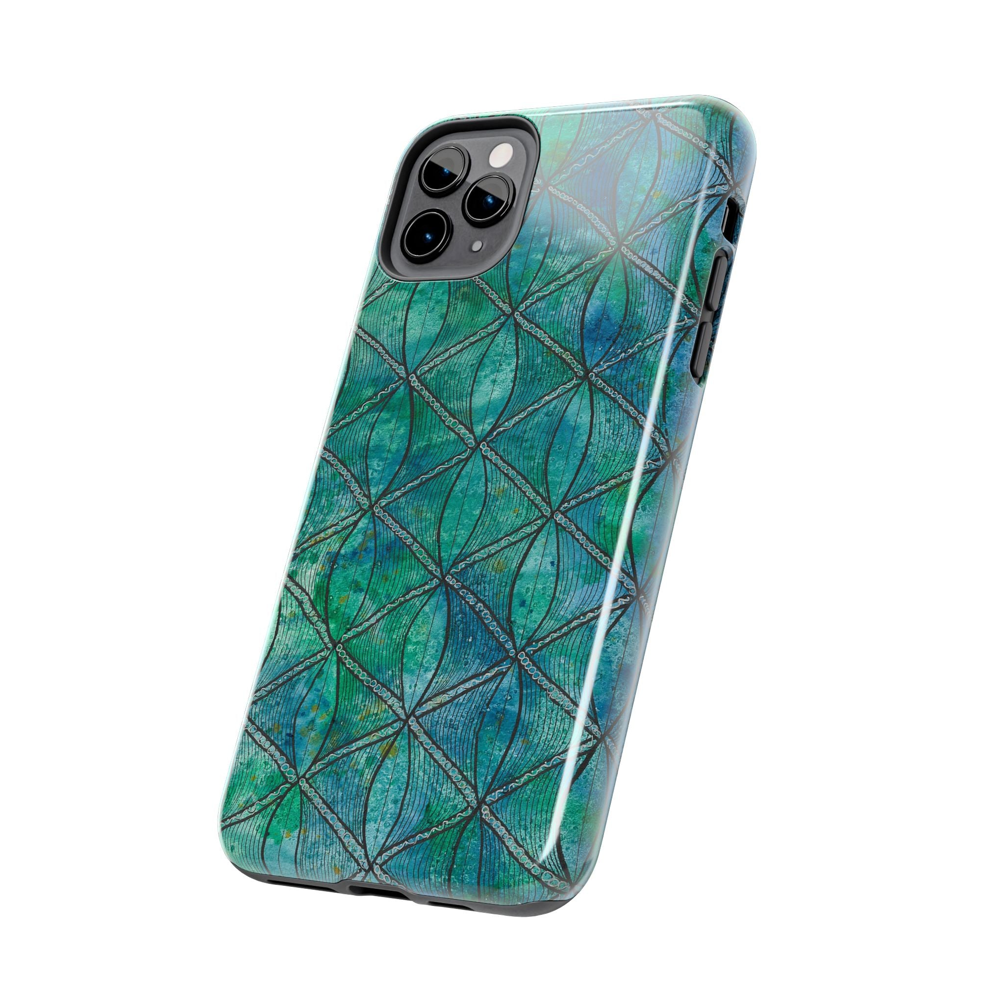 Tough Phone Case - All iPhones and Samsung Galaxys - Exciting Abstract Design #58 How's the Serenity