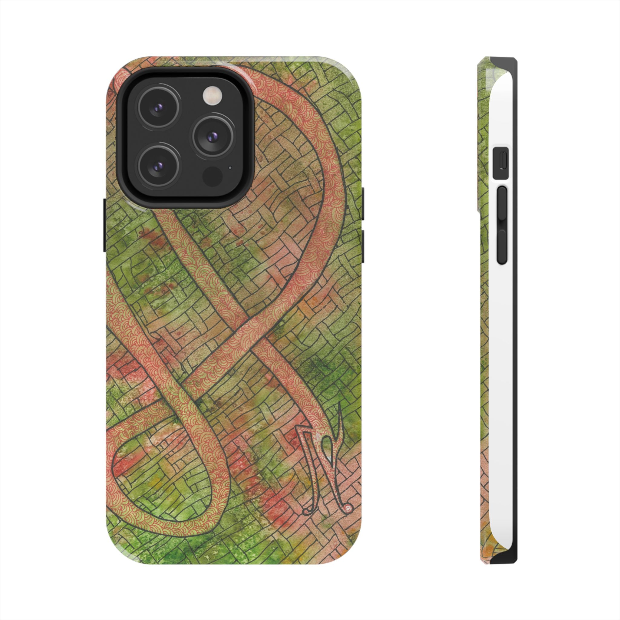 Tough Phone Case - All iPhones and Samsung Galaxys - Exciting Abstract Design #57 Celtic Flavours