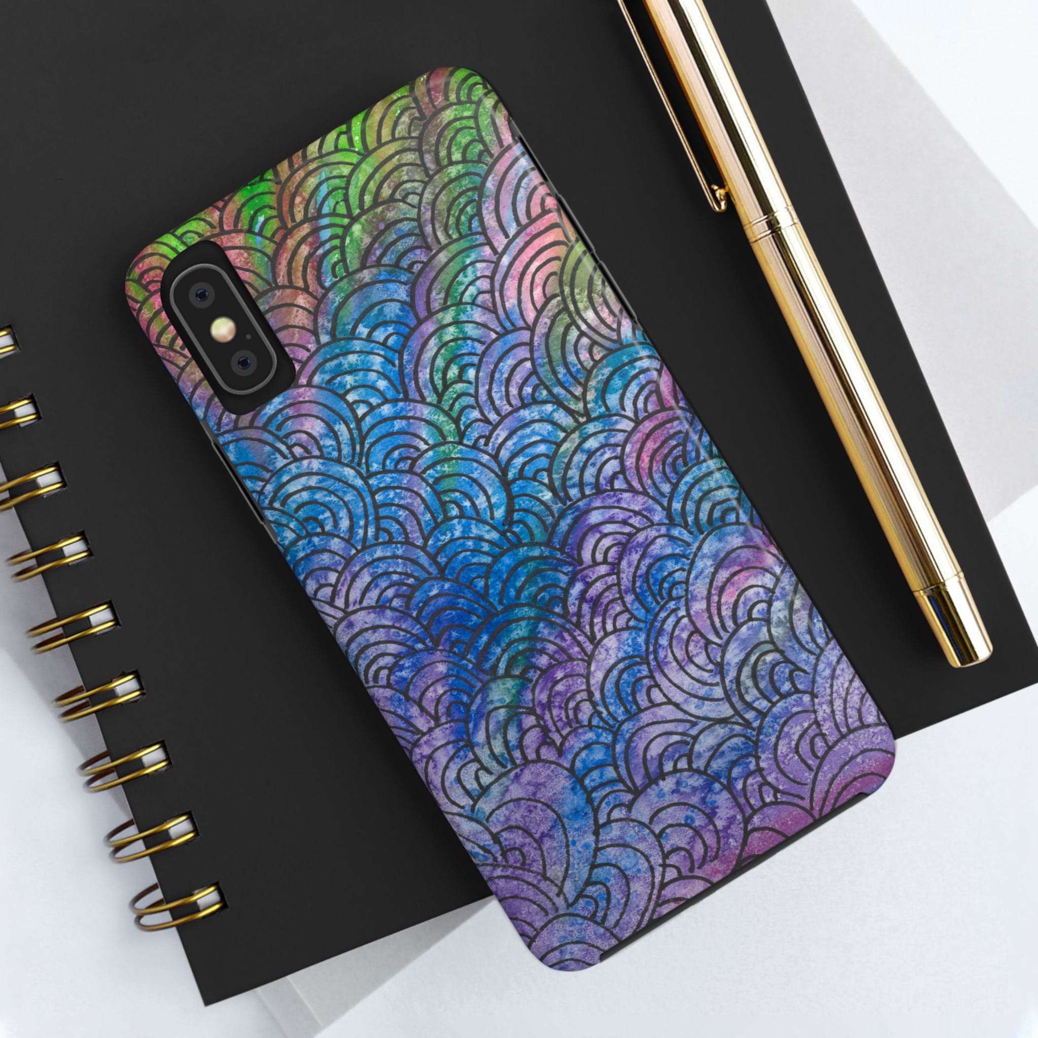 Tough Phone Case - All iPhones and Samsung Galaxys - Exciting Abstract Design #84 Ah! The Past