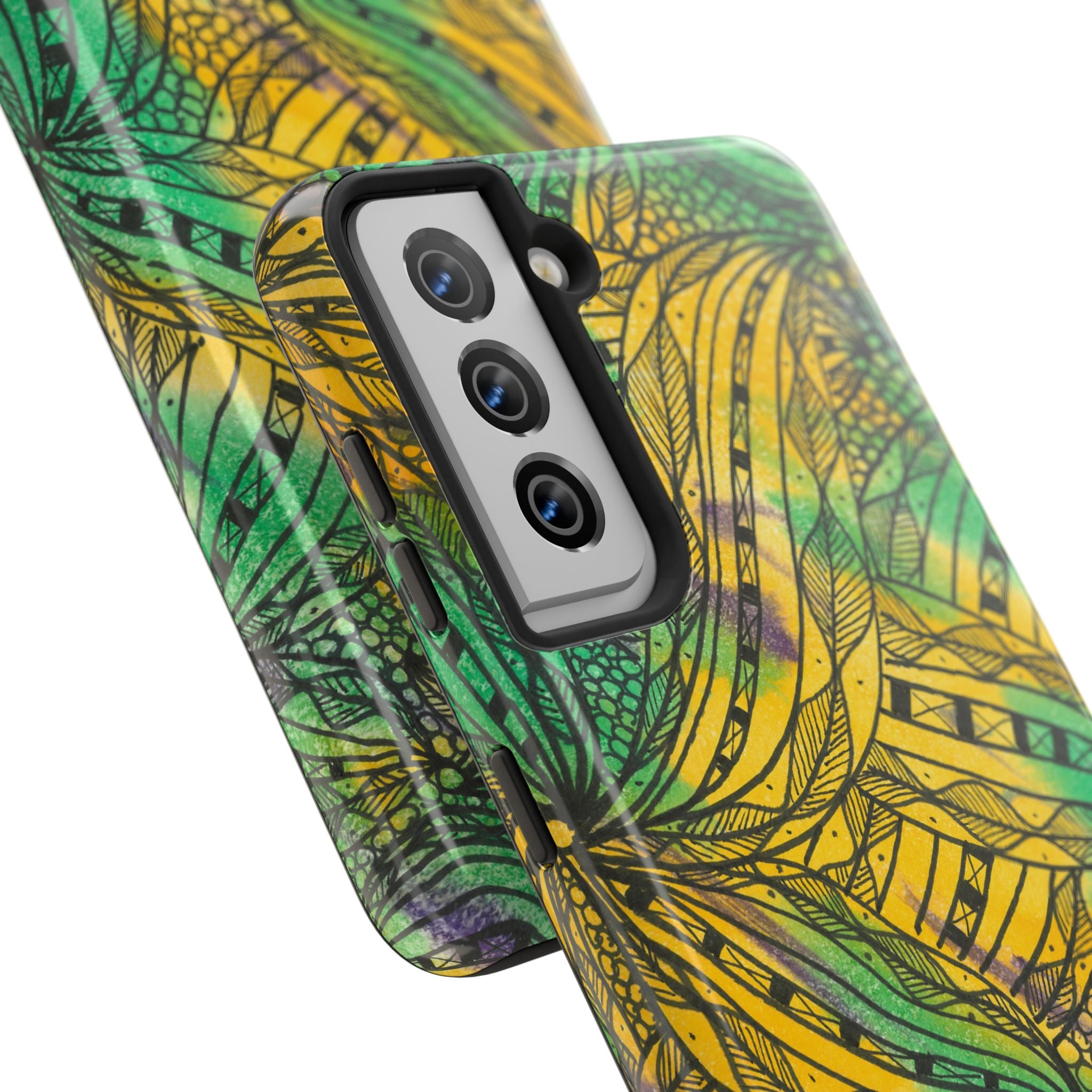 Tough Phone Case - All iPhones and Samsung Galaxys - Exciting Abstract Design #37 Shubbery!