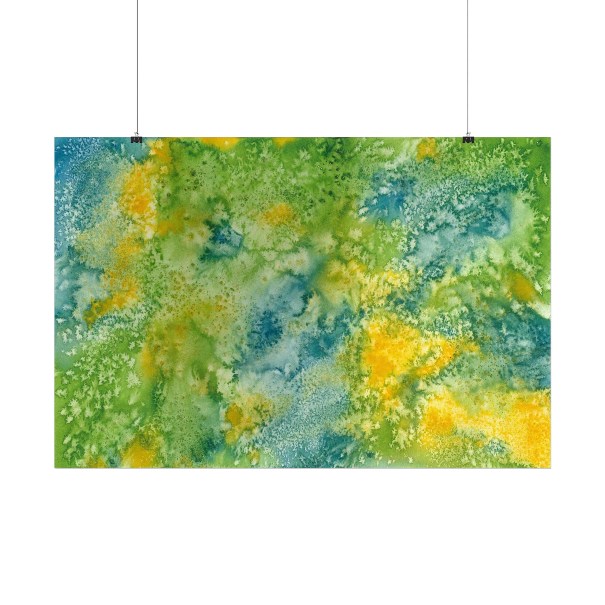 Large Colourful Wall Art, Posters & Prints, For Office, Bedroom or Living Room, or Special Gift #52 View From Above