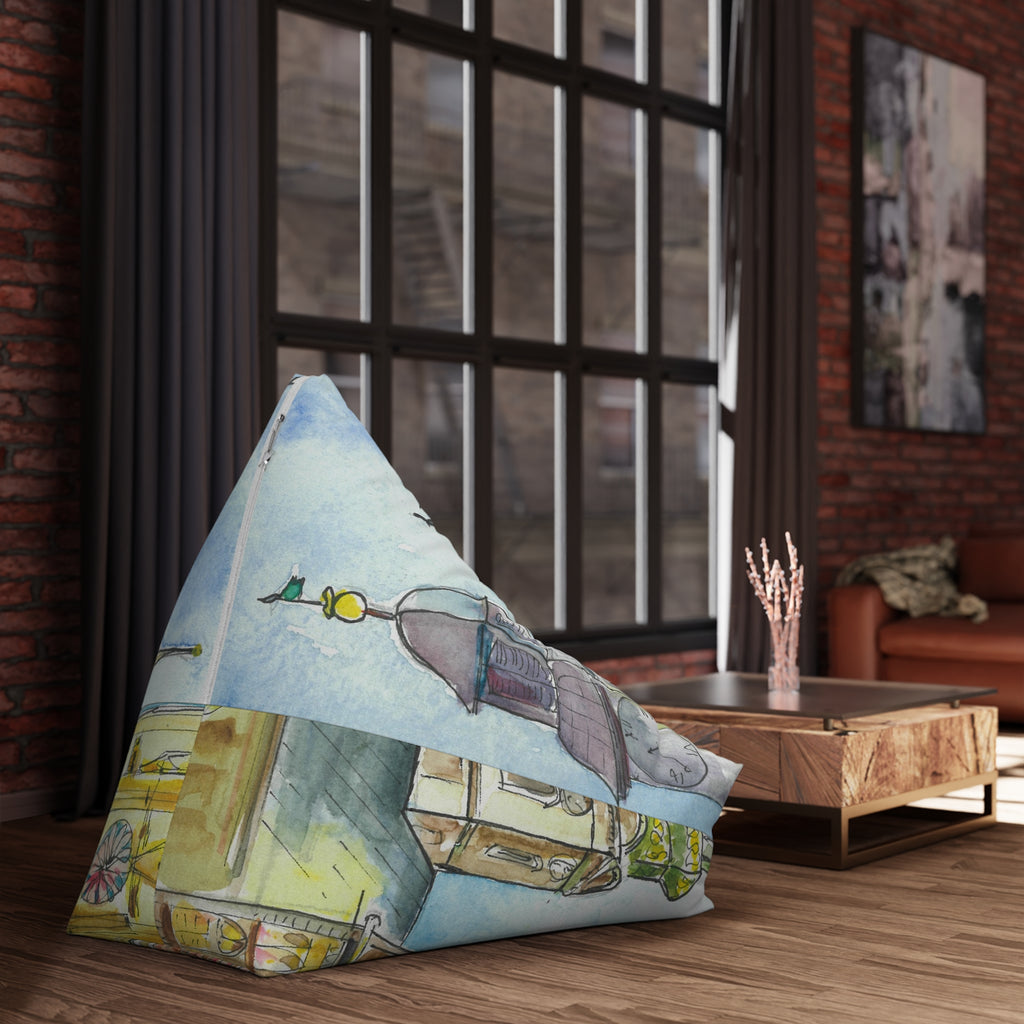 Bean Bag Chair Covers For Indoor & Outdoor - 2 Sizes - Exciting Abstract Design #95 Beautiful Novi Sad - Serbia