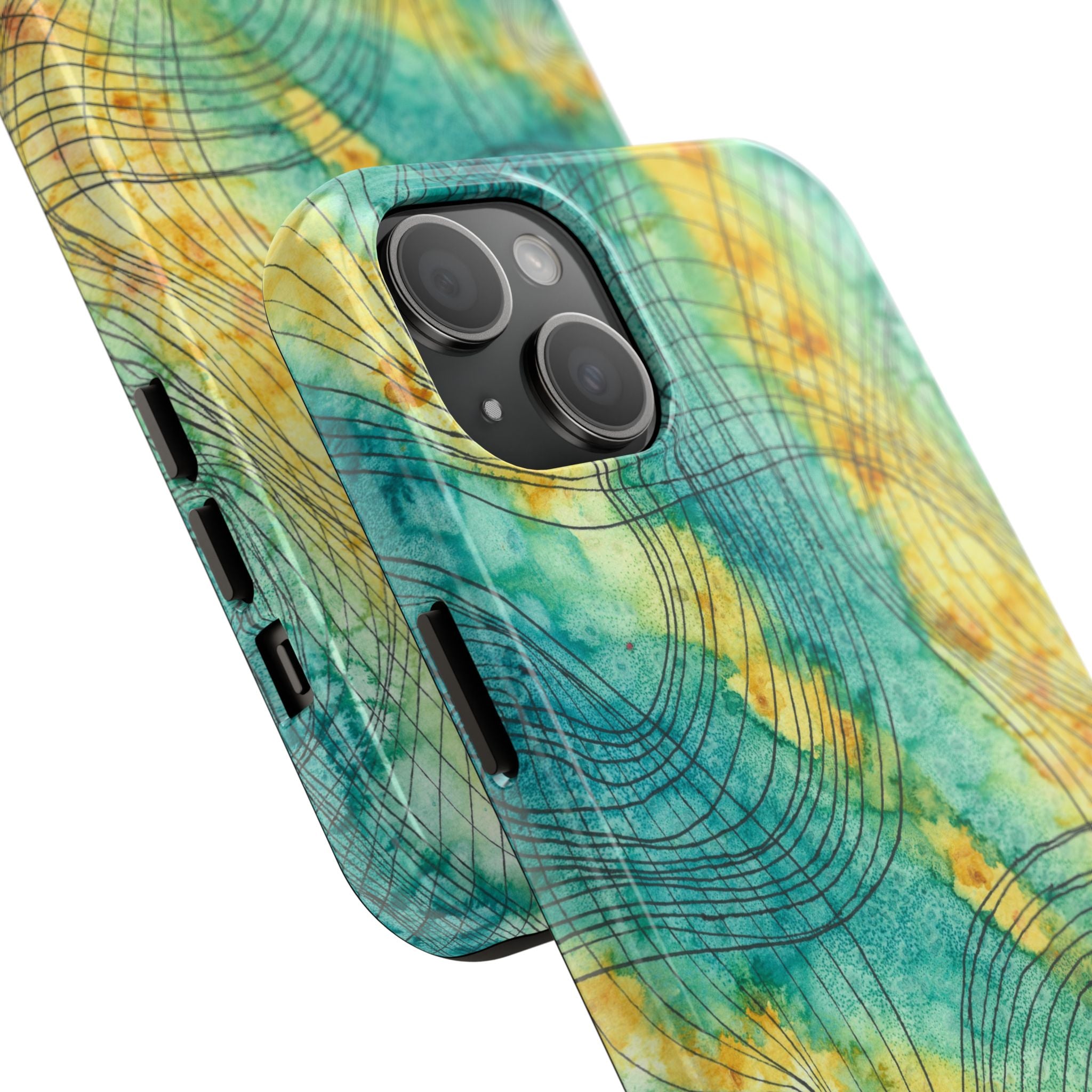 Tough Phone Case - All iPhones and Samsung Galaxys - Exciting Abstract Design #81 The Only Way Is Up