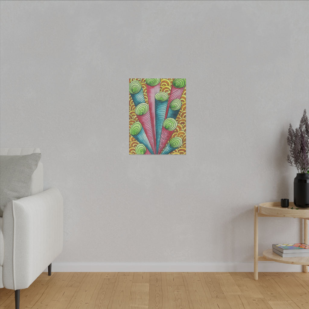 Large Colourful Wall Art, Canvas Prints, For Office, Bedroom or Living Room, or Special Gift #93 On A Mission