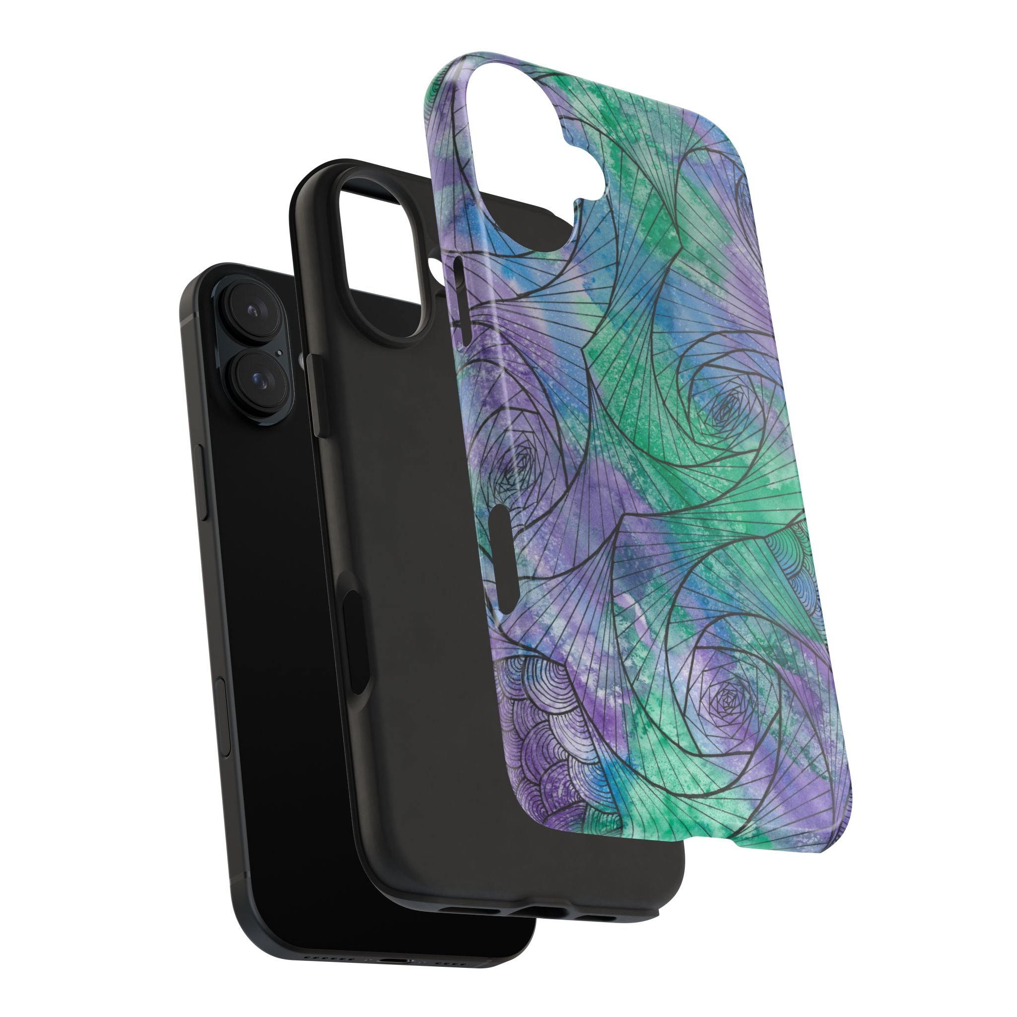 Tough Phone Case - All iPhones and Samsung Galaxys - Exciting Abstract Design  #50 If Not Now When