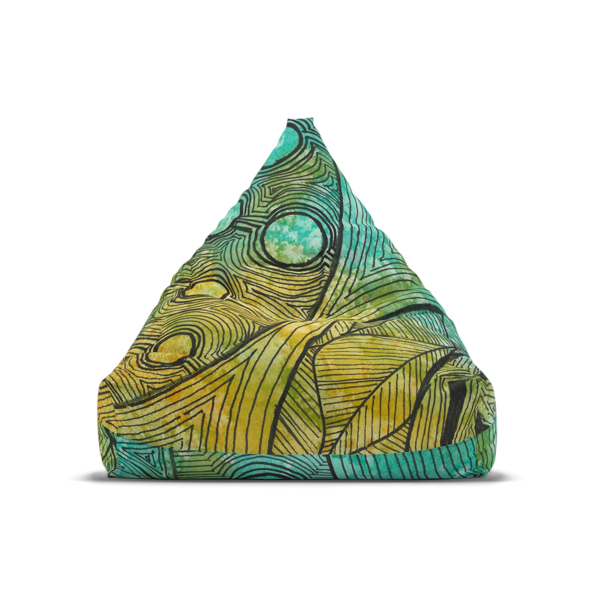 Bean Bag Chair Covers For Indoor & Outdoor - 2 Sizes - Exciting Abstract Design #27 Come What May