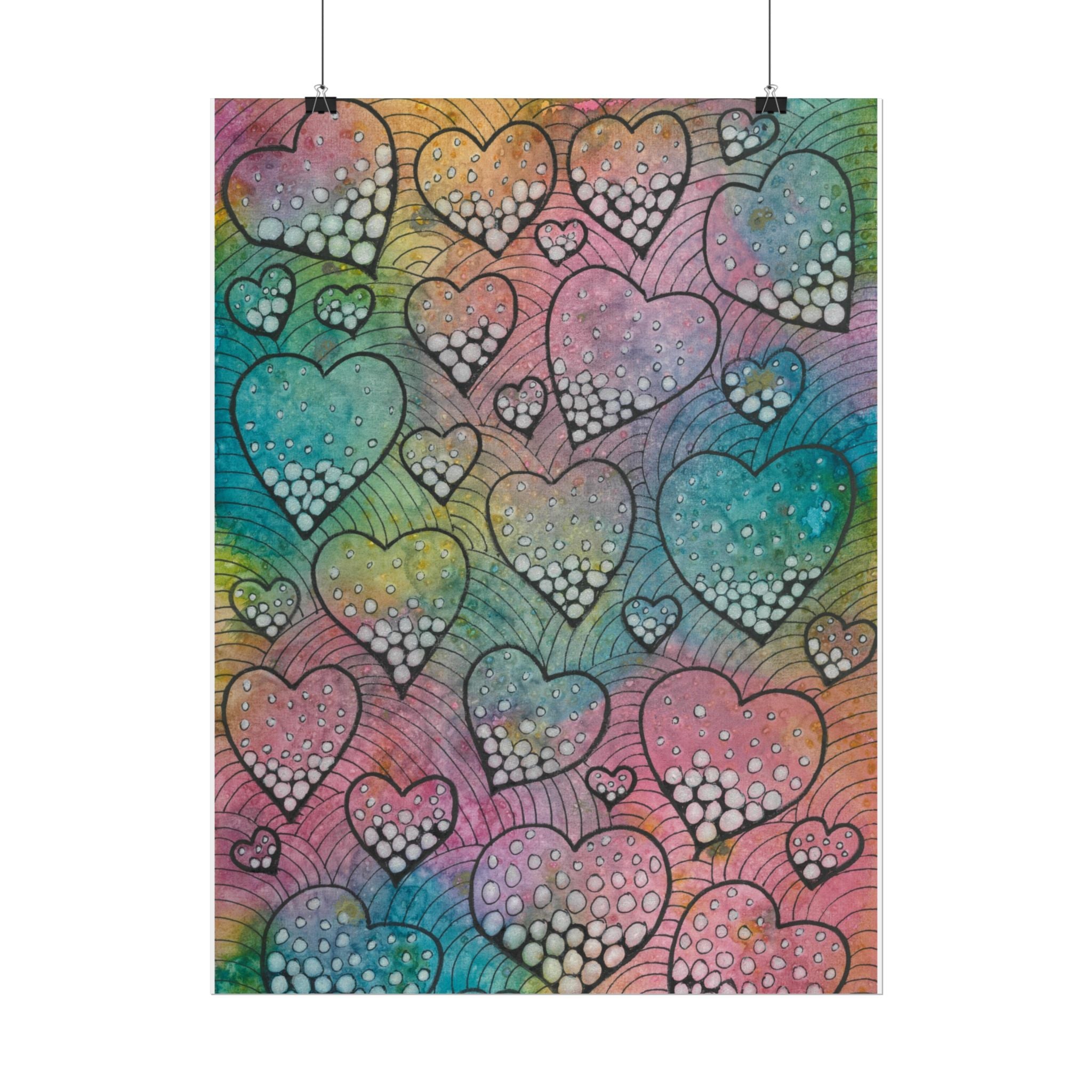 Large Colourful Wall Art, Posters & Prints, For Office, Bedroom or Living Room, or Special Gift #97 What's Love Got To Do With It?
