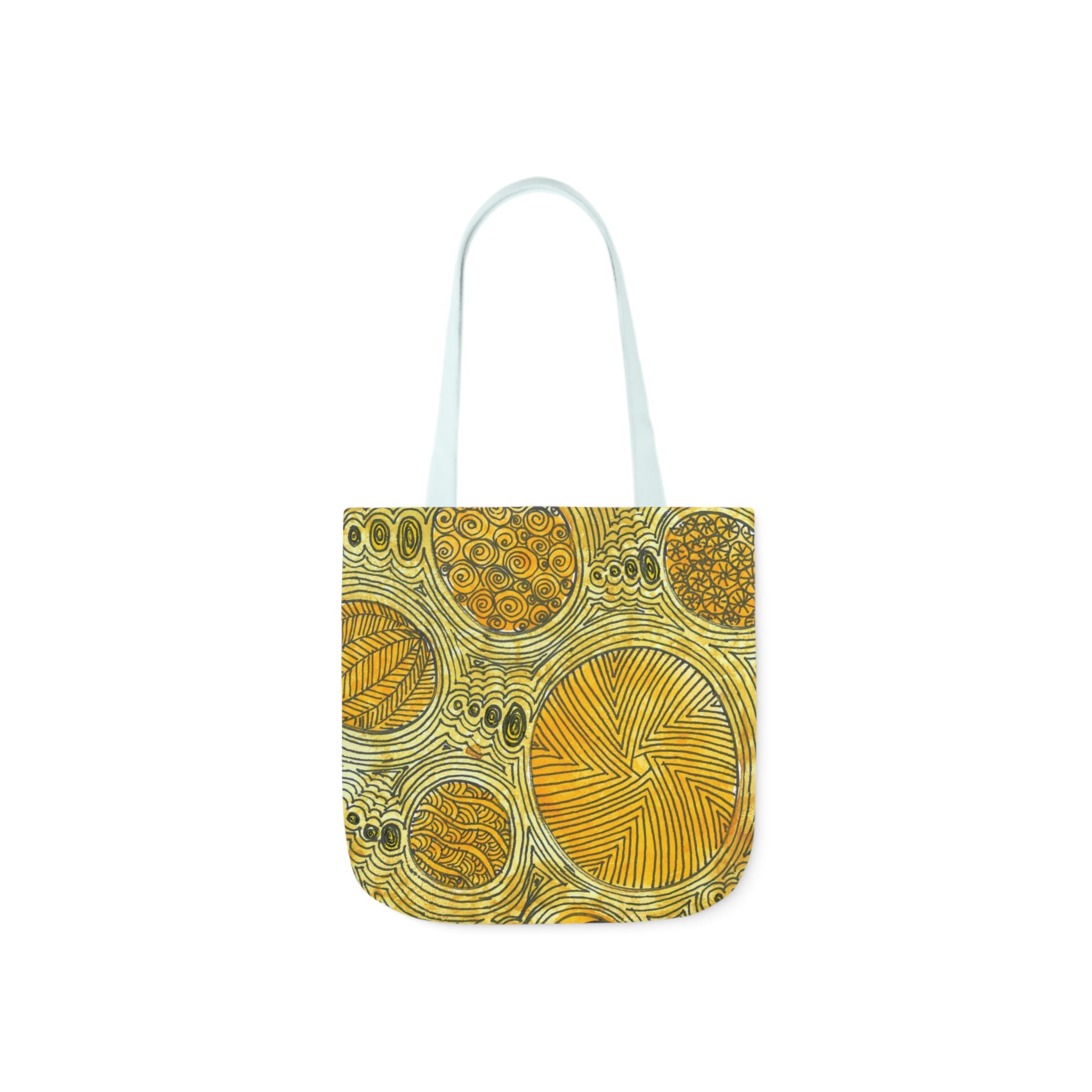 Canvas Tote Bags, Colourful Abstract Designs, 5-Color Straps, 3 Sizes.  For Family and friends or a Special Gift #38 The Conversationalist