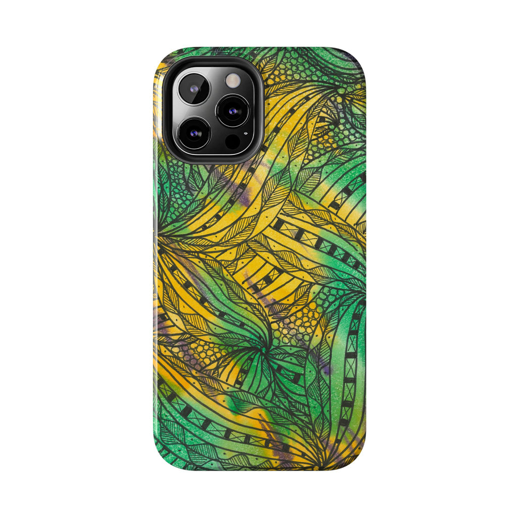Tough Phone Case - All iPhones and Samsung Galaxys - Exciting Abstract Design #37 Shubbery!