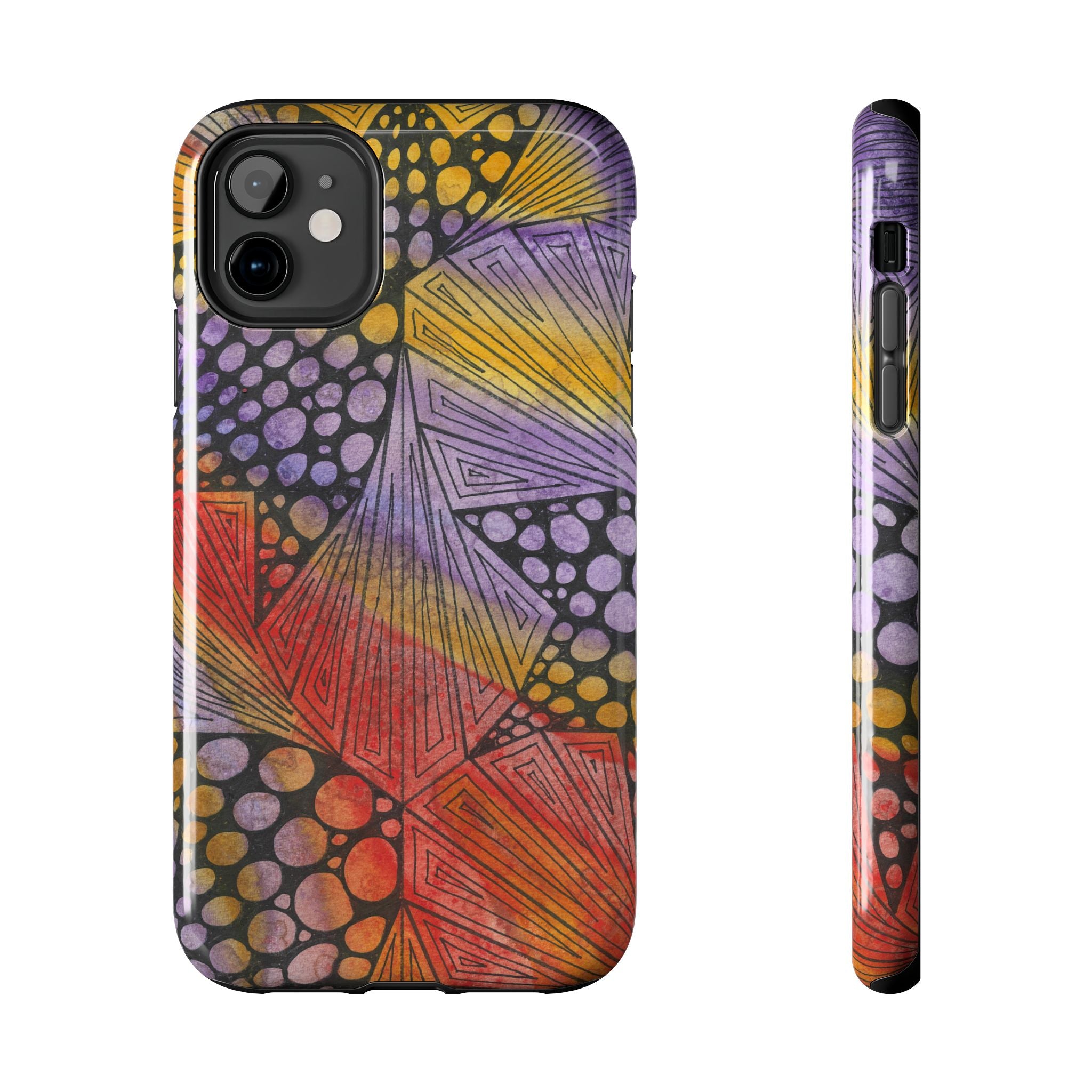 Tough Phone Case - All iPhones and Samsung Galaxys - Exciting Abstract Design #82 Fighting Delusions