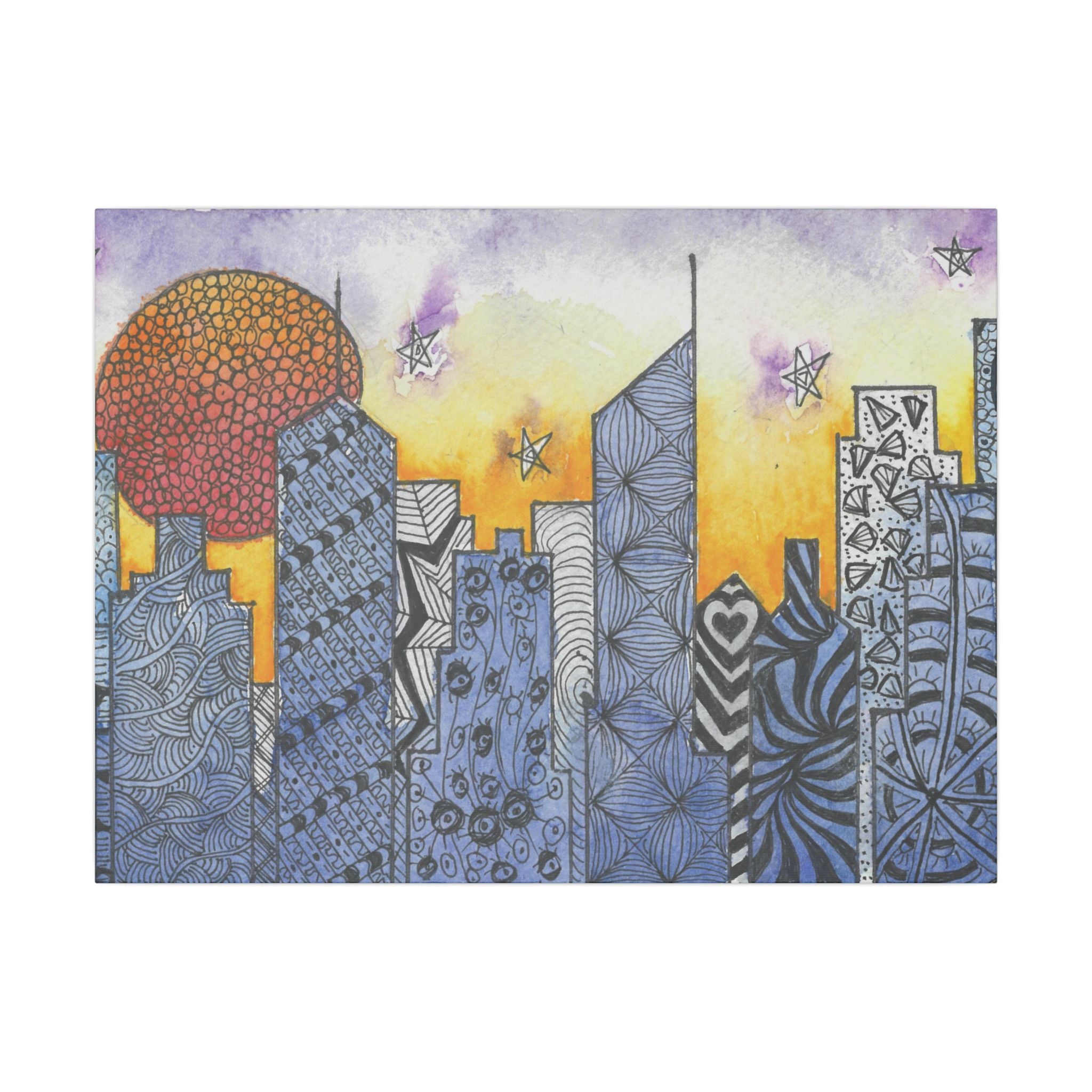 Large Colourful Wall Art, Canvas Prints, For Office, Bedroom or Living Room, or Special Gift #5 In The Shadows