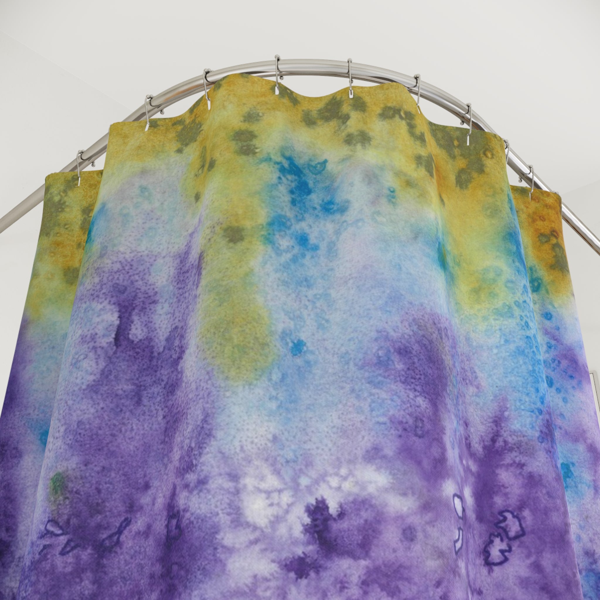Beautiful Shower Curtains to Refresh Your Bathroom. Colourful Abstract Designs. Perfect For Your Bathroom or Special House-Warming Gift #74 Lavender Fields