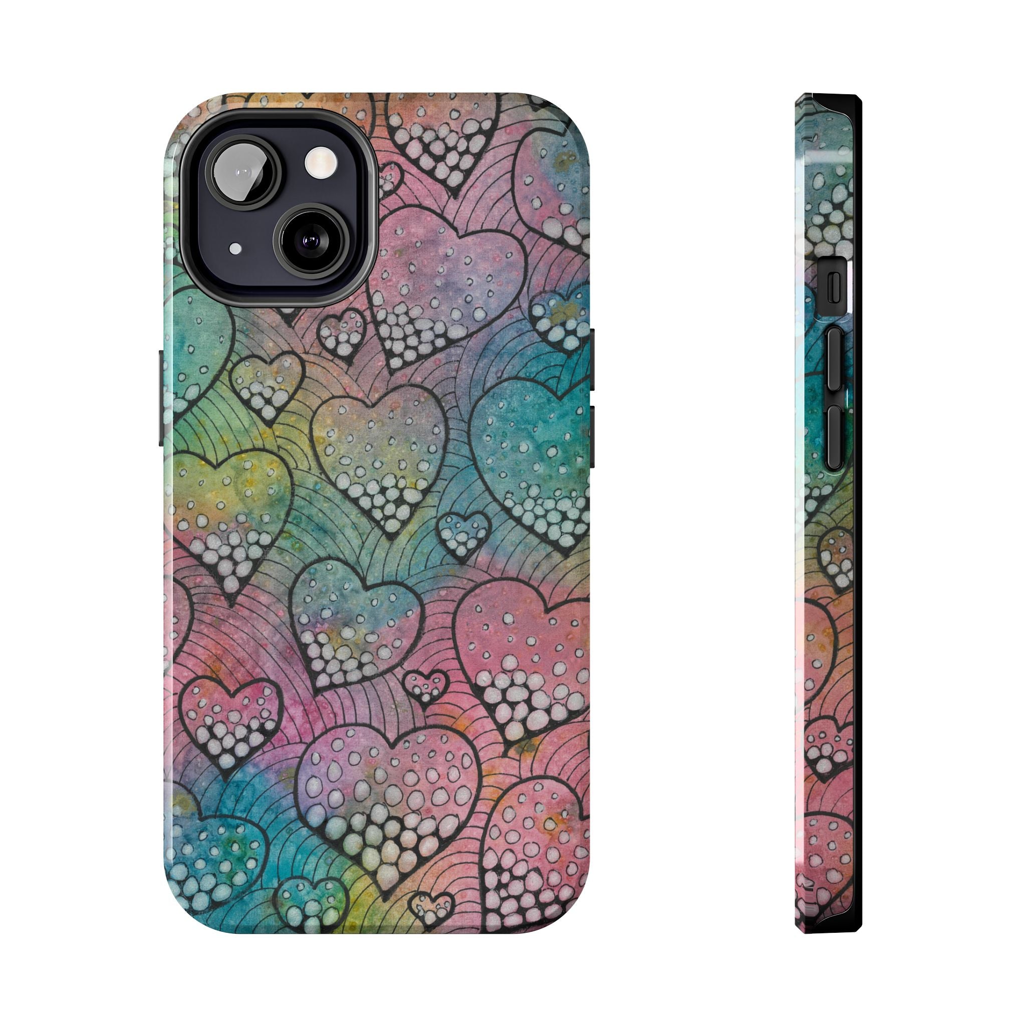 Tough Phone Case - All iPhones and Samsung Galaxys - Exciting Abstract Design #97 What's Love Got To Do With It