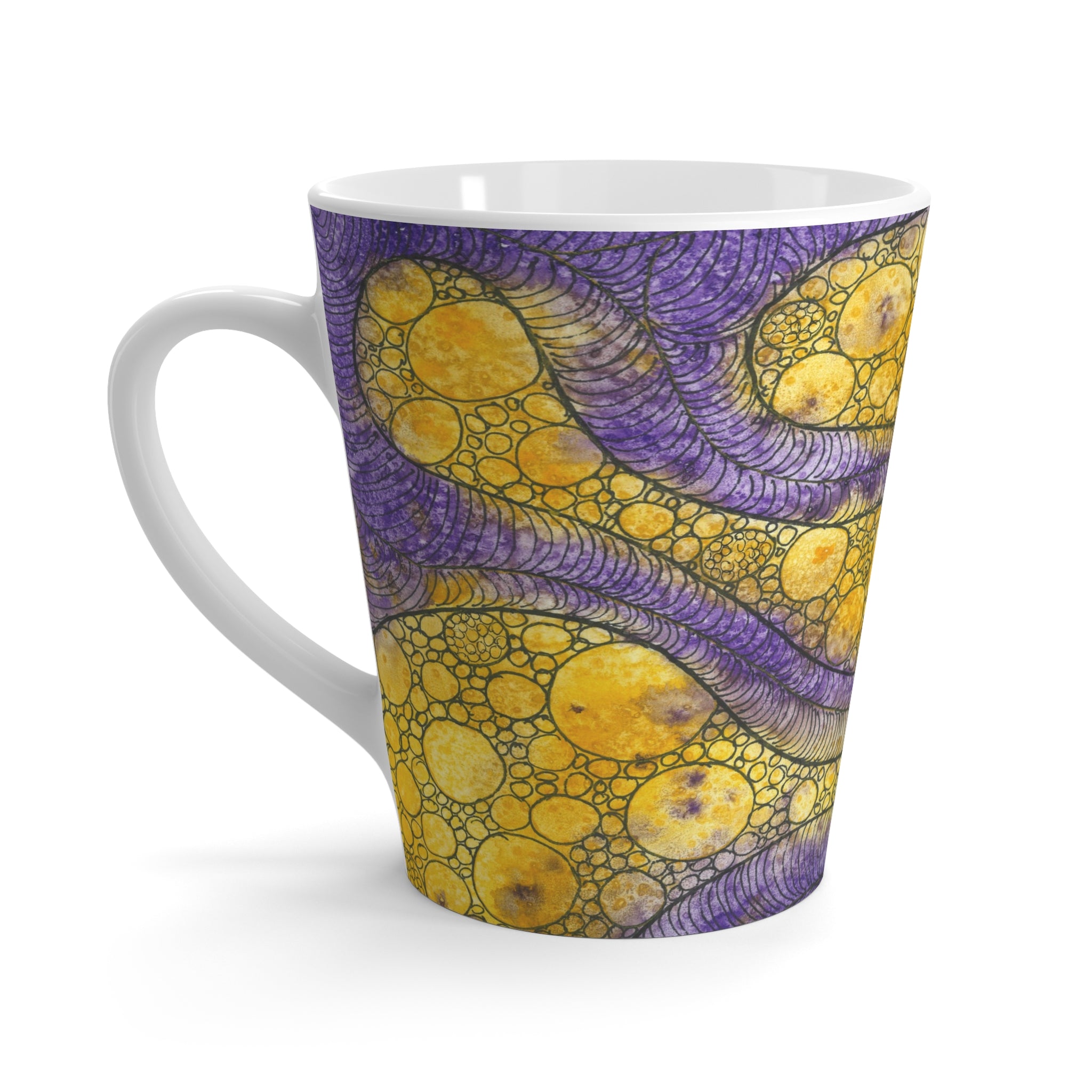 Coffee Mugs and Cups. Colourful Abstract Designs. Perfect for Home, Office or Special Gift #64 Is Now A Good Time