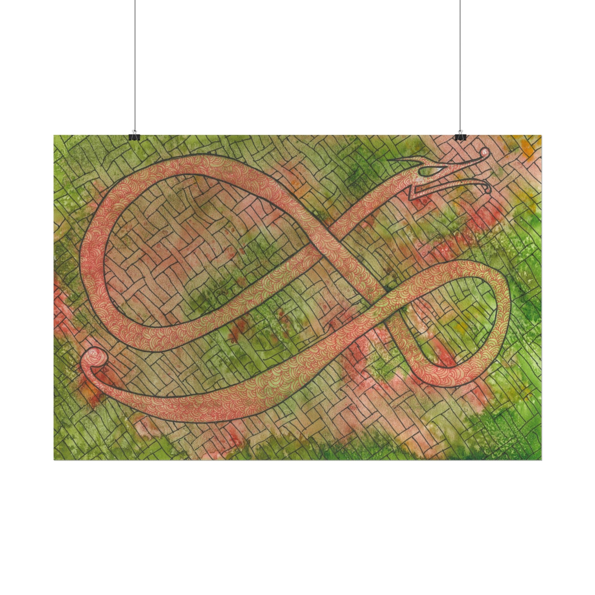 Large Colourful Wall Art, Posters & Prints, For Office, Bedroom or Living Room, or Special Gift #57 Celtic Flavours