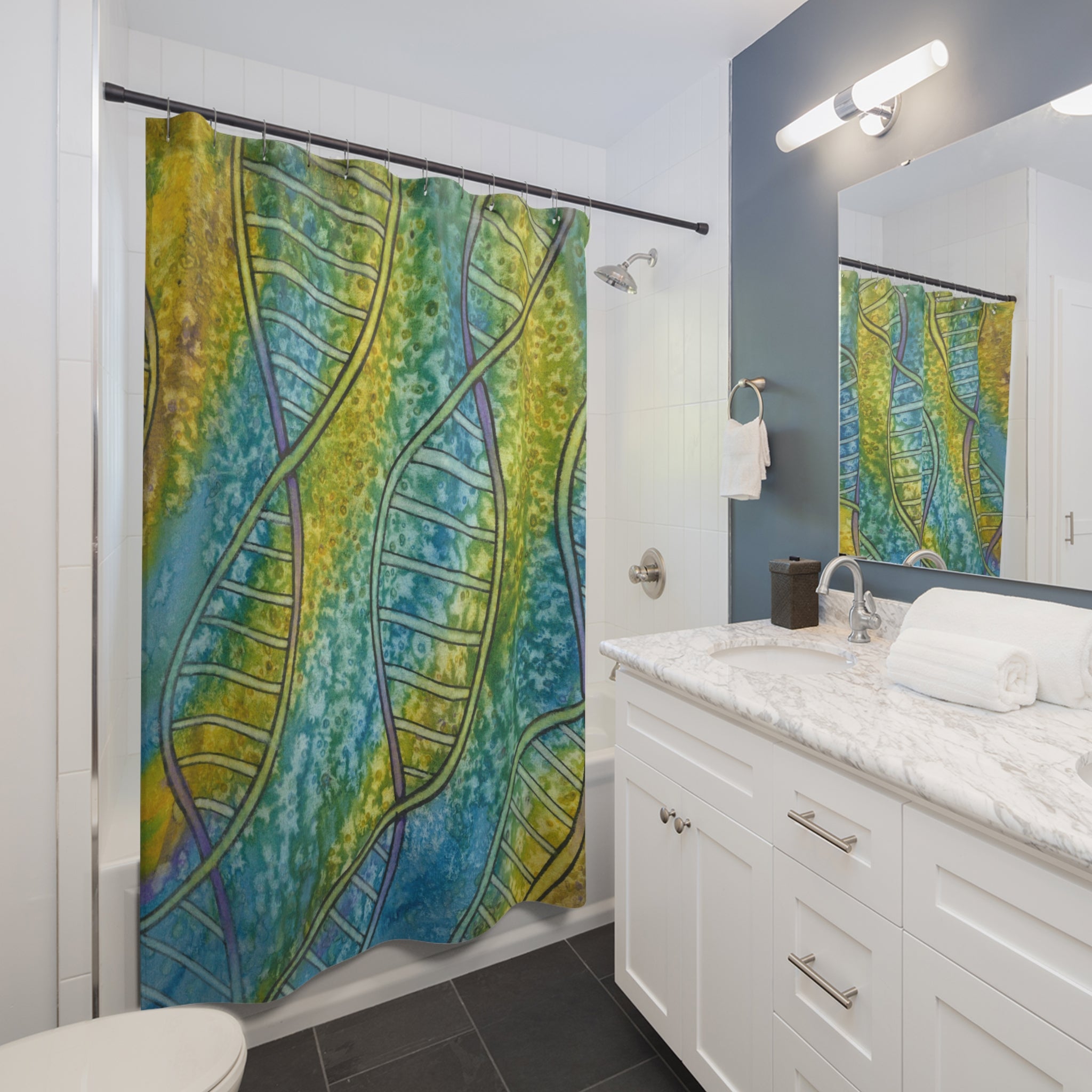 Beautiful Shower Curtains to Refresh Your Bathroom. Colourful Abstract Designs. Perfect For Your Bathroom or Special House-Warming Gift #99 Crop Of DNA
