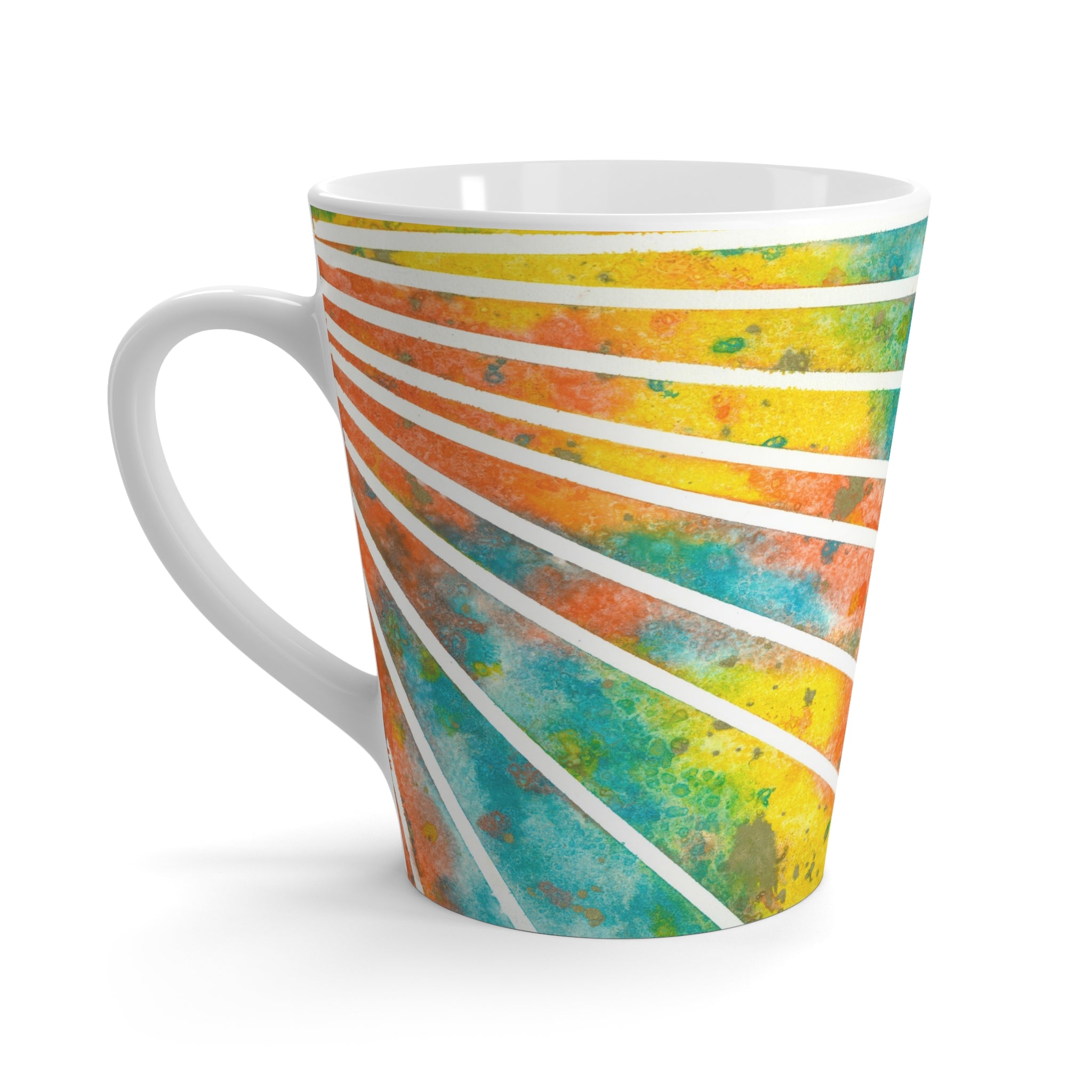 Coffee Mugs and Cups. Colourful Abstract Designs. Perfect for Home, Office or Special Gift #101 Your Energy Radiates