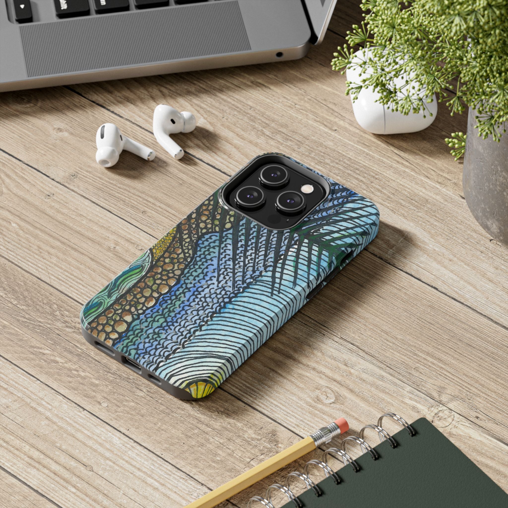 Tough Phone Case - All iPhones and Samsung Galaxys - Exciting Abstract Design #47 Cottesloe