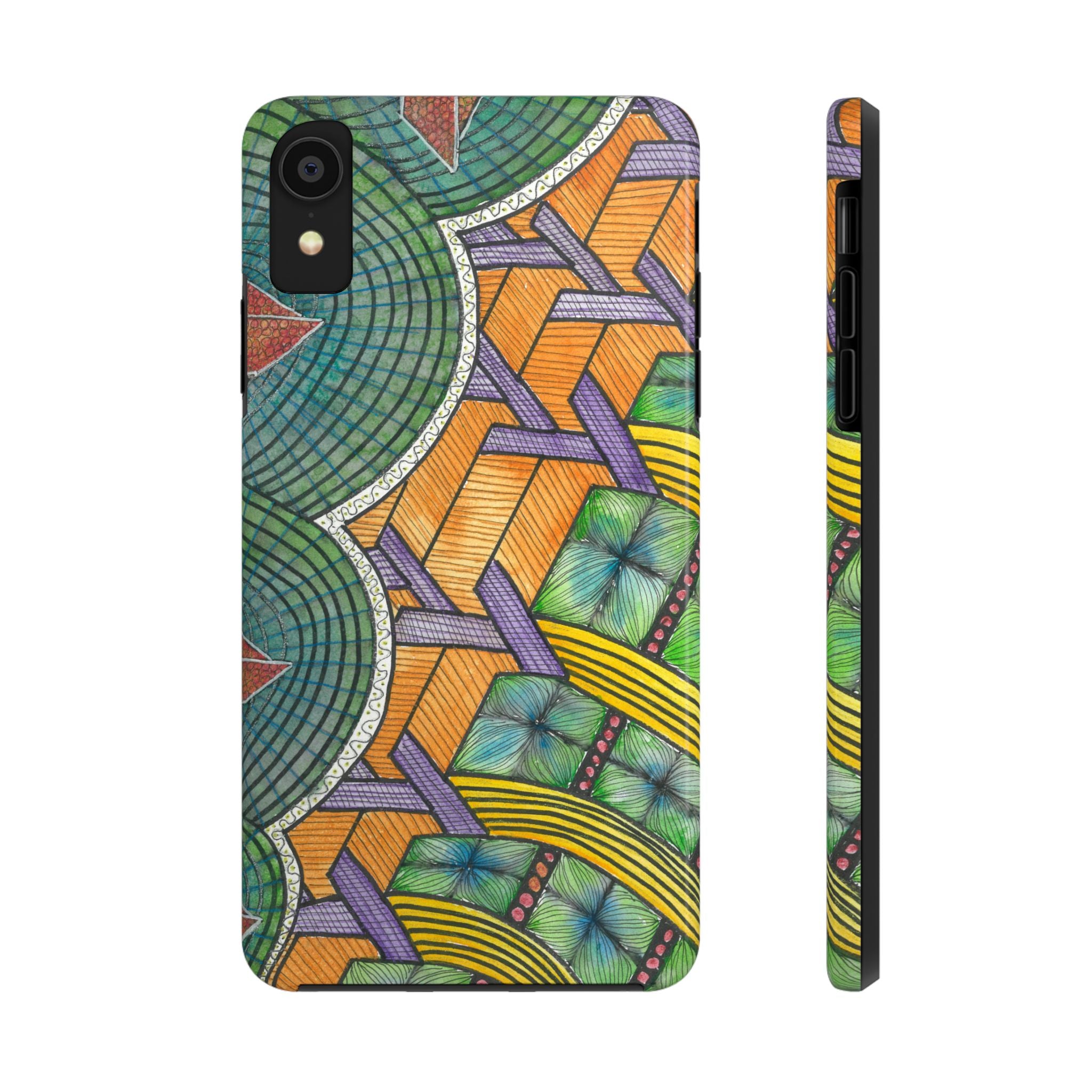Tough Phone Case - All iPhones and Samsung Galaxys - Exciting Abstract Design #31 T'Eye Land