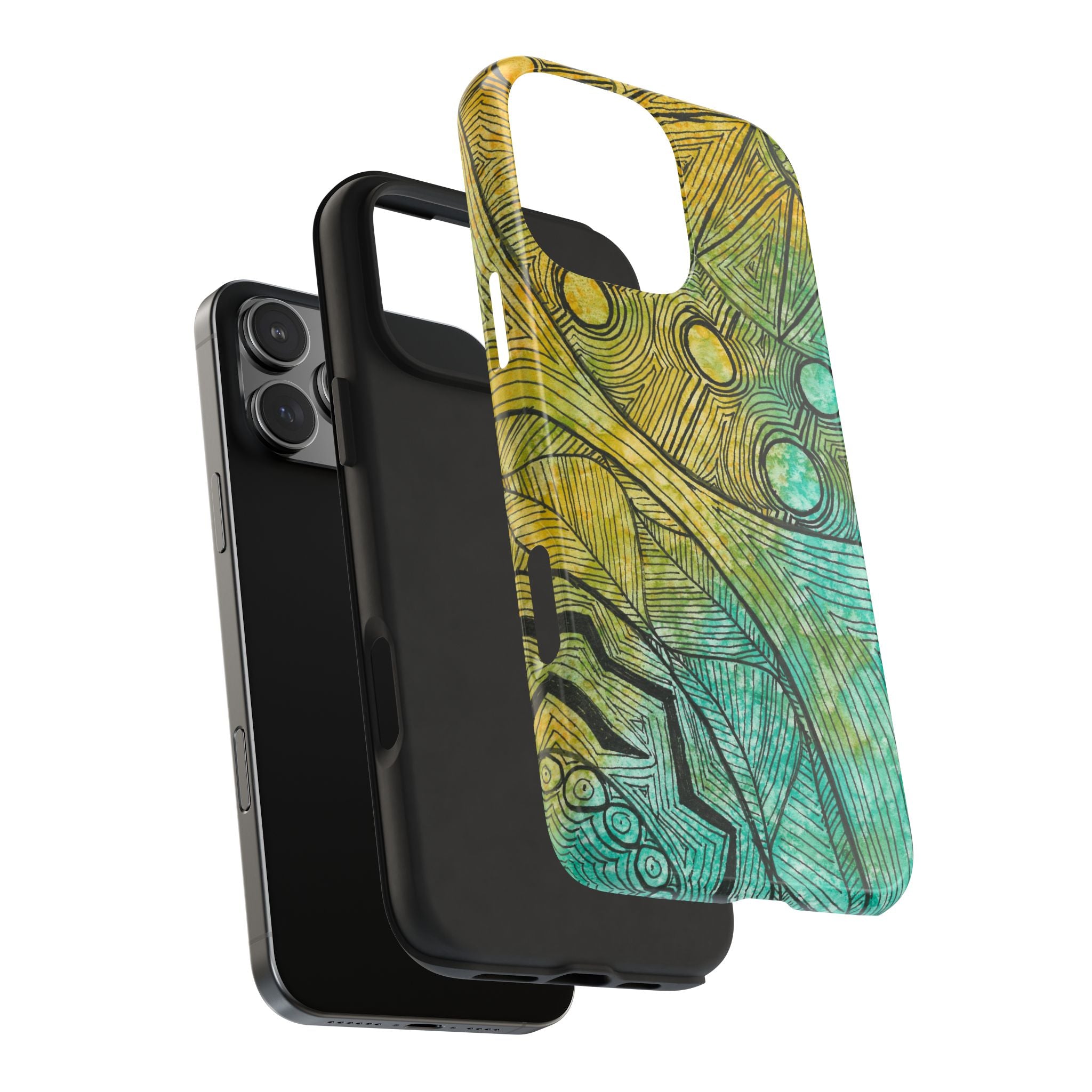 Tough Phone Case - All iPhones and Samsung Galaxys - Exciting Abstract Design #27 Come What May