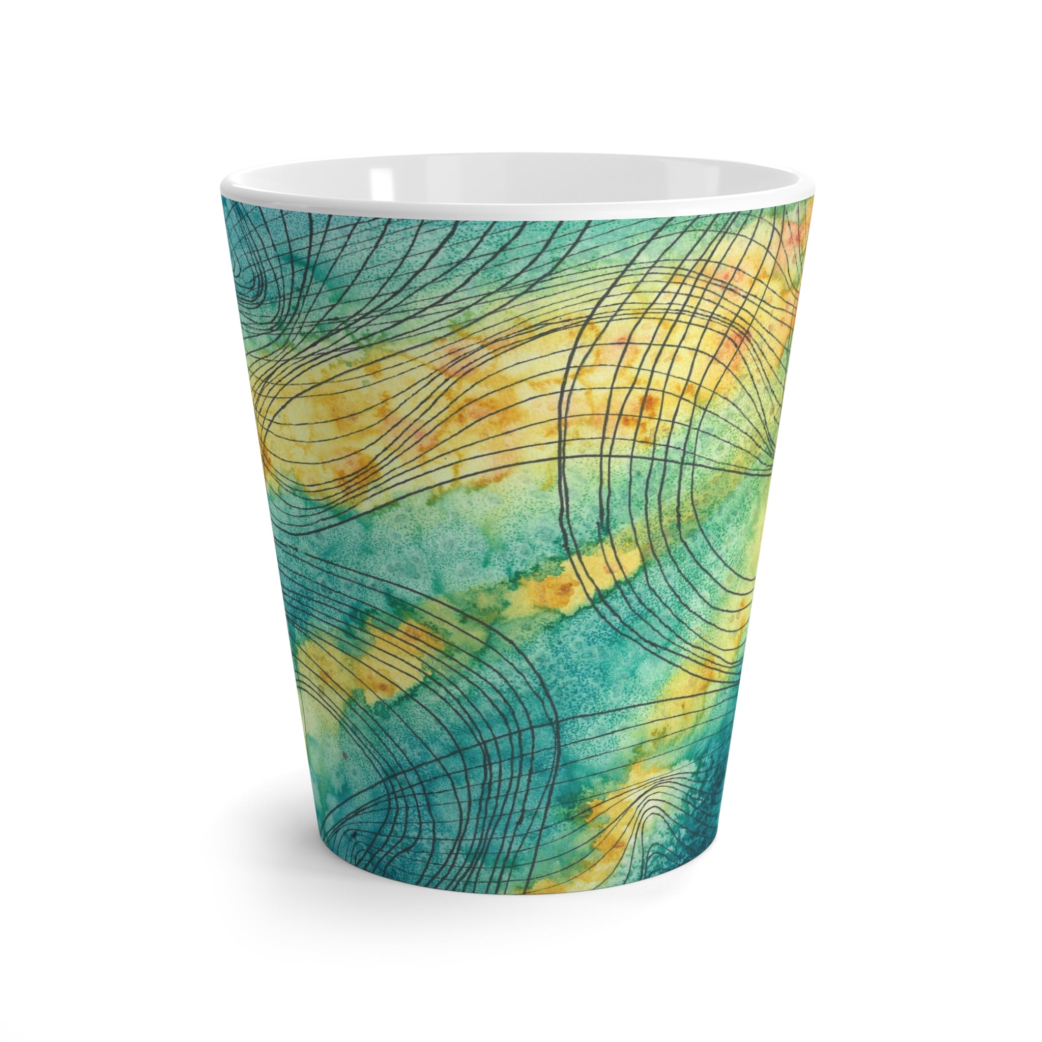 Coffee Mugs and Cups. Colourful Abstract Designs. Perfect for Home, Office or Special Gift #81 The Only Way Is Up