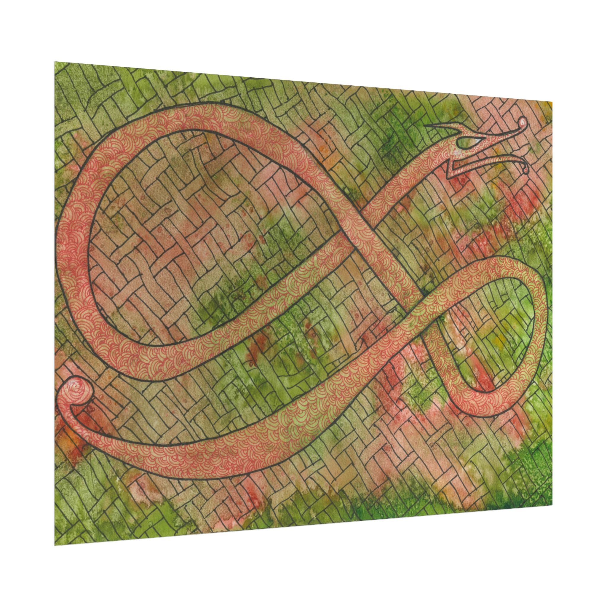 Large Colourful Wall Art, Posters & Prints, For Office, Bedroom or Living Room, or Special Gift #57 Celtic Flavours