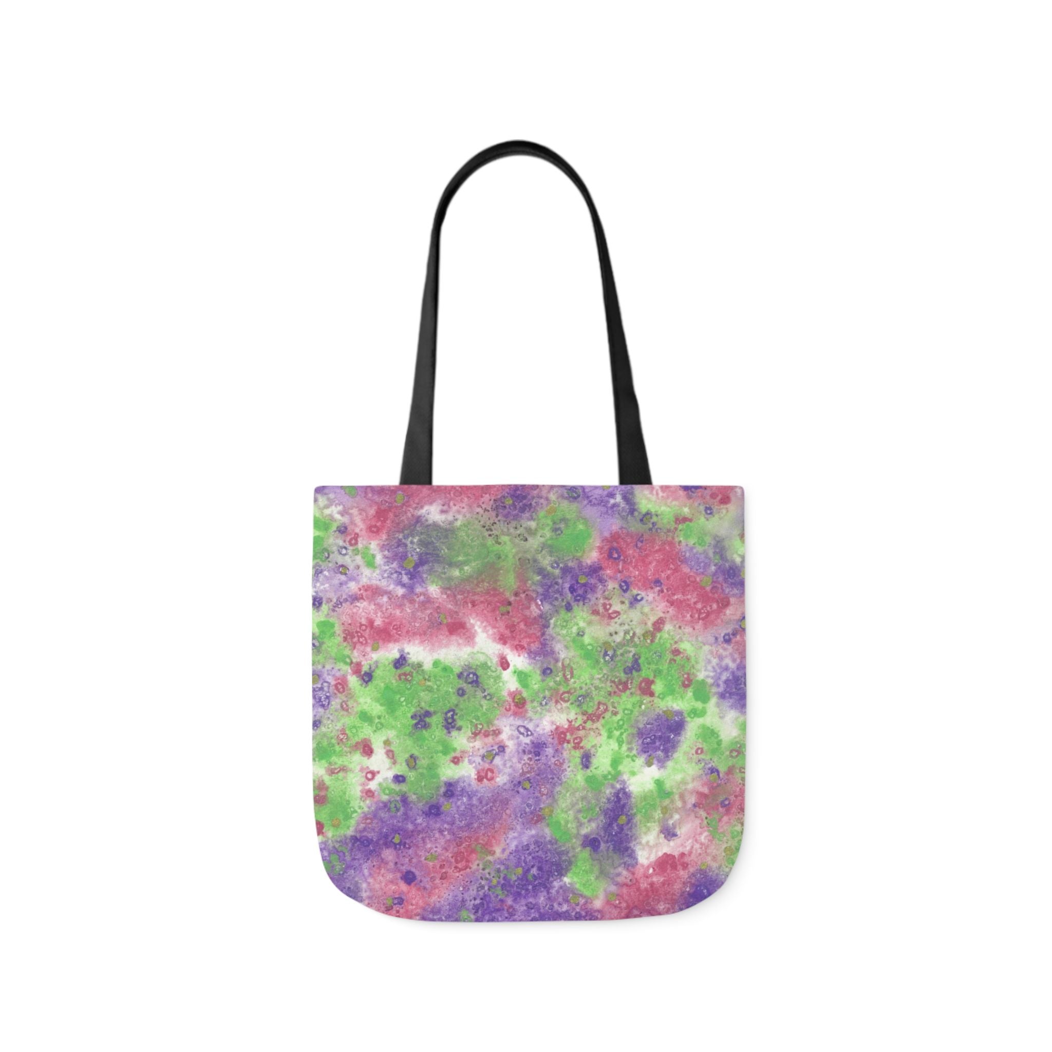 Canvas Tote Bags, Colourful Abstract Designs, 5-Color Straps, 3 Sizes.  For Family and friends or a Special Gift #100 Immortal Being