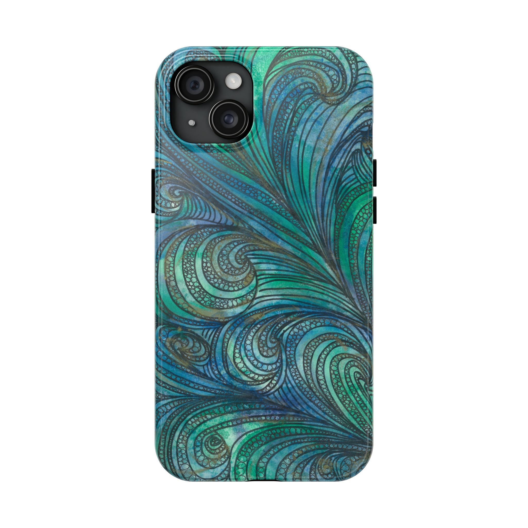 Tough Phone Case - All iPhones and Samsung Galaxys - Exciting Abstract Design #71 Call Of The Sea